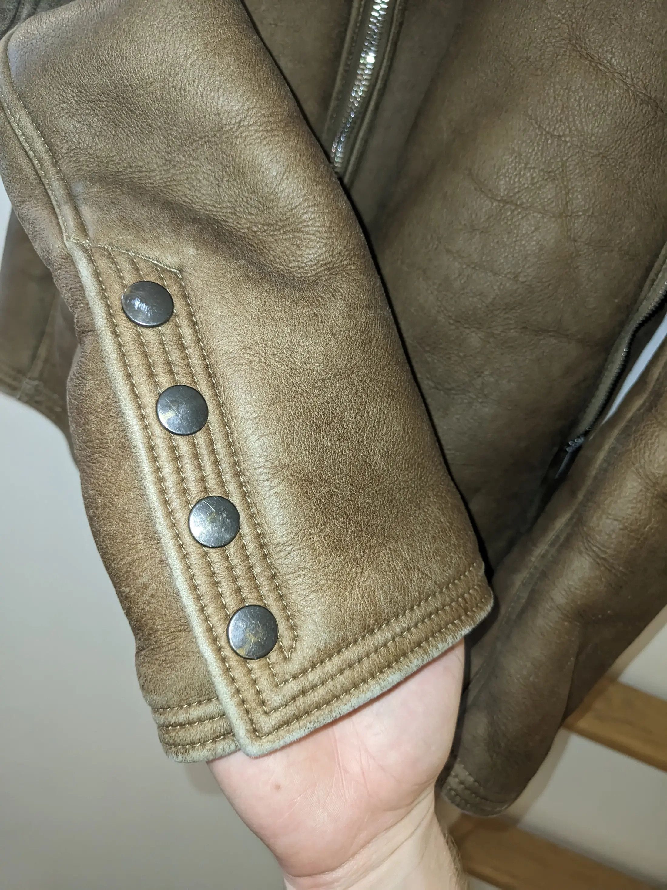 Rick Owens Rick Owens FW15 Sphinx Shearling Bauhaus Jacket Size 56 Size US XL / EU 56 / 4 - 5 Thumbnail