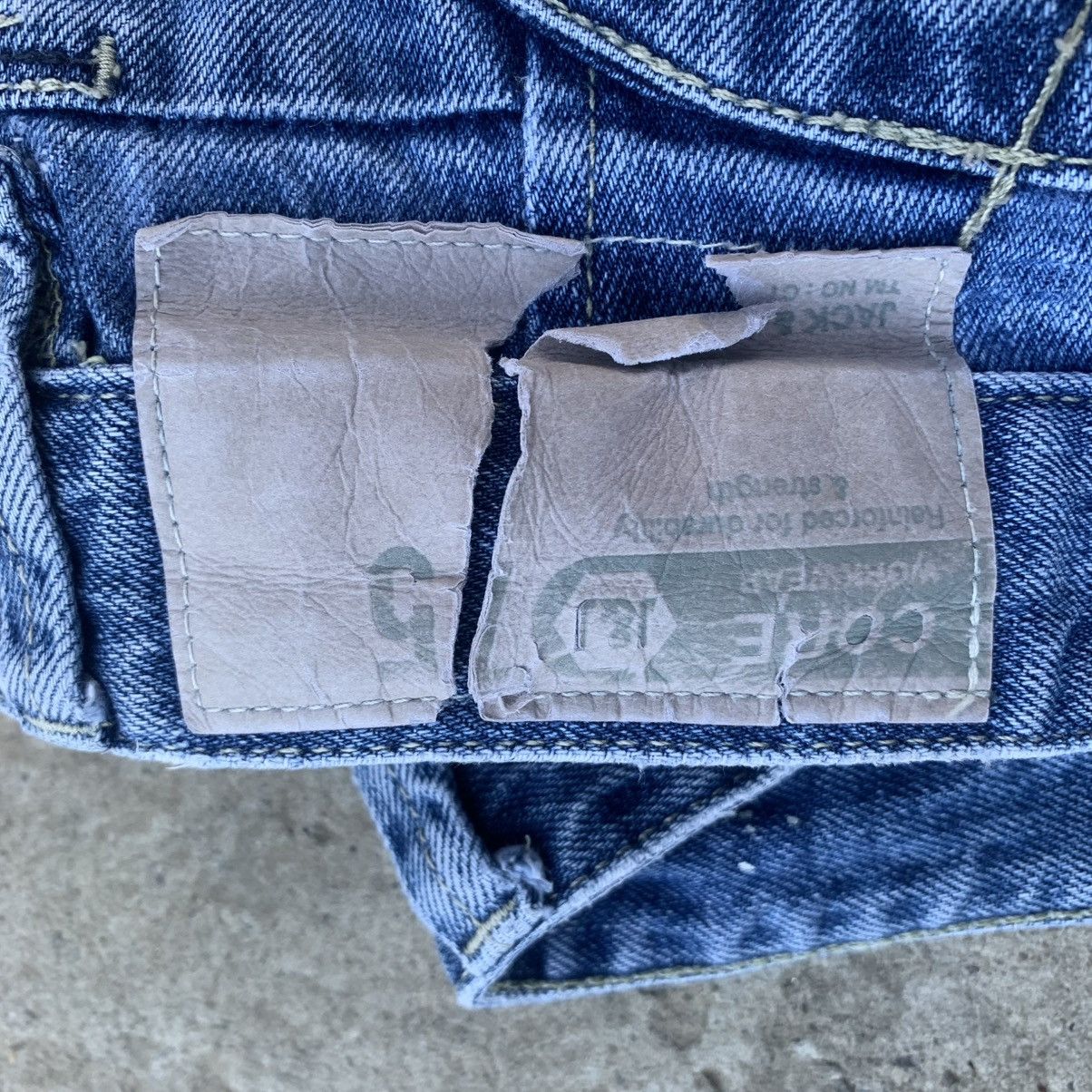 Jack & Jones Vintage Double Knee Jack & Jones Jeans Workwear Y2K W38xL34 Size US 38 / EU 54 - 8 Thumbnail