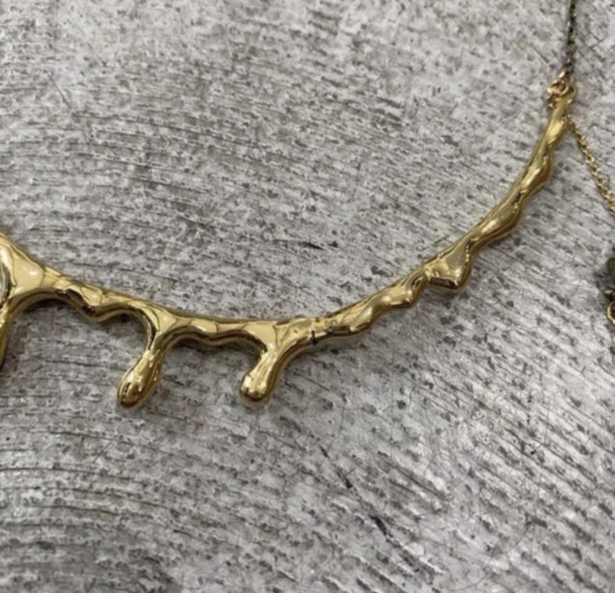 Gunda Gunda Drip Necklace Gold Drop K24 Size ONE SIZE - 7 Thumbnail
