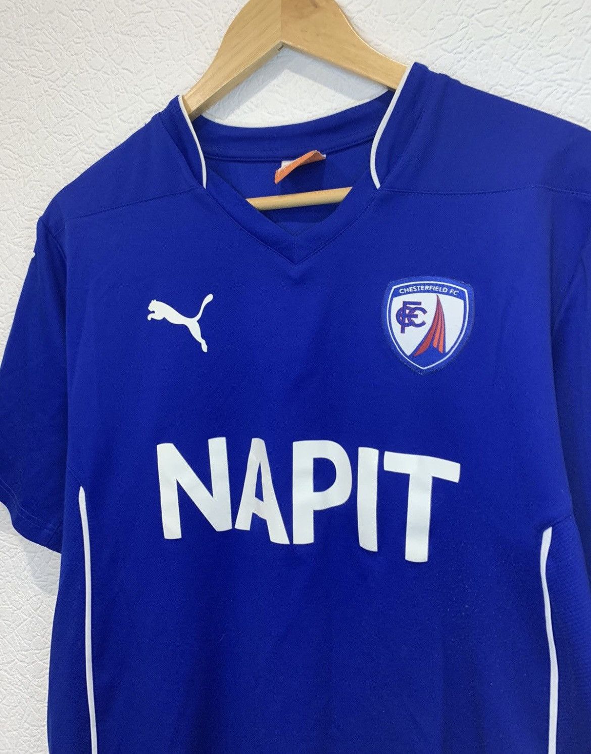 Puma CHESTERFIELD PUMA 2014/2015 HOME KIT SOCCER JERSEY NAPIT Size US L / EU 52-54 / 3 - 2 Thumbnail