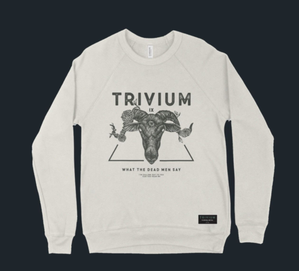 Ram's Head Mens Crewneck Trivium size L