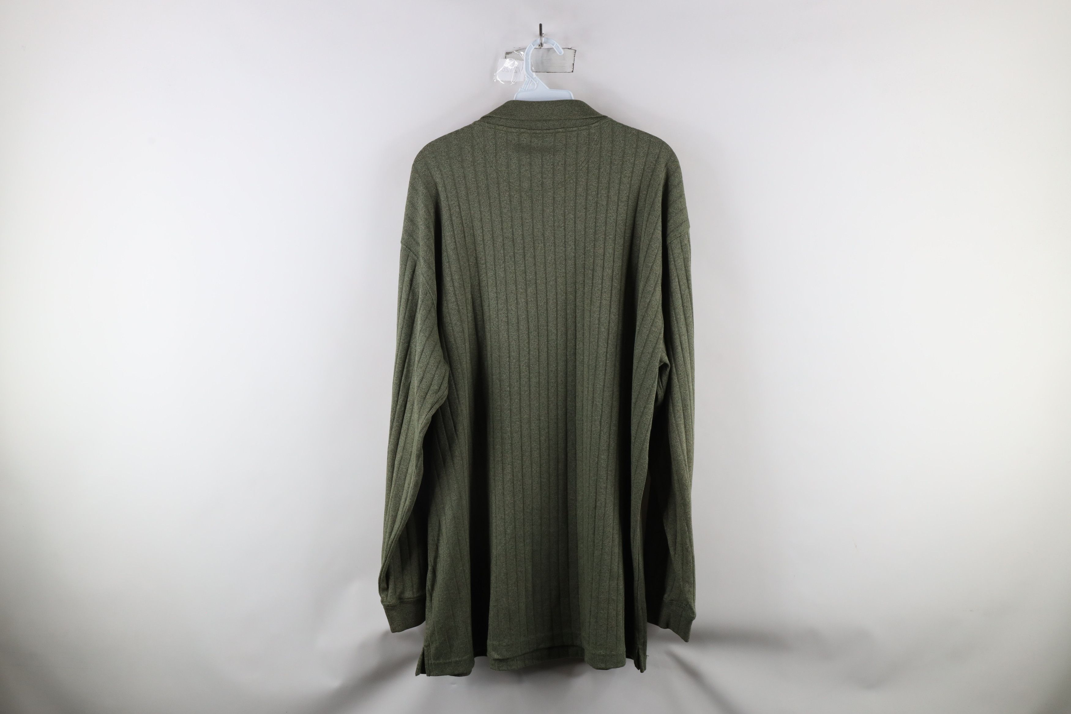 Vintage Vintage 90s Streetwear Striped Knit Long Sleeve Rugby Polo Size US XXL / EU 58 / 5 - 7 Thumbnail