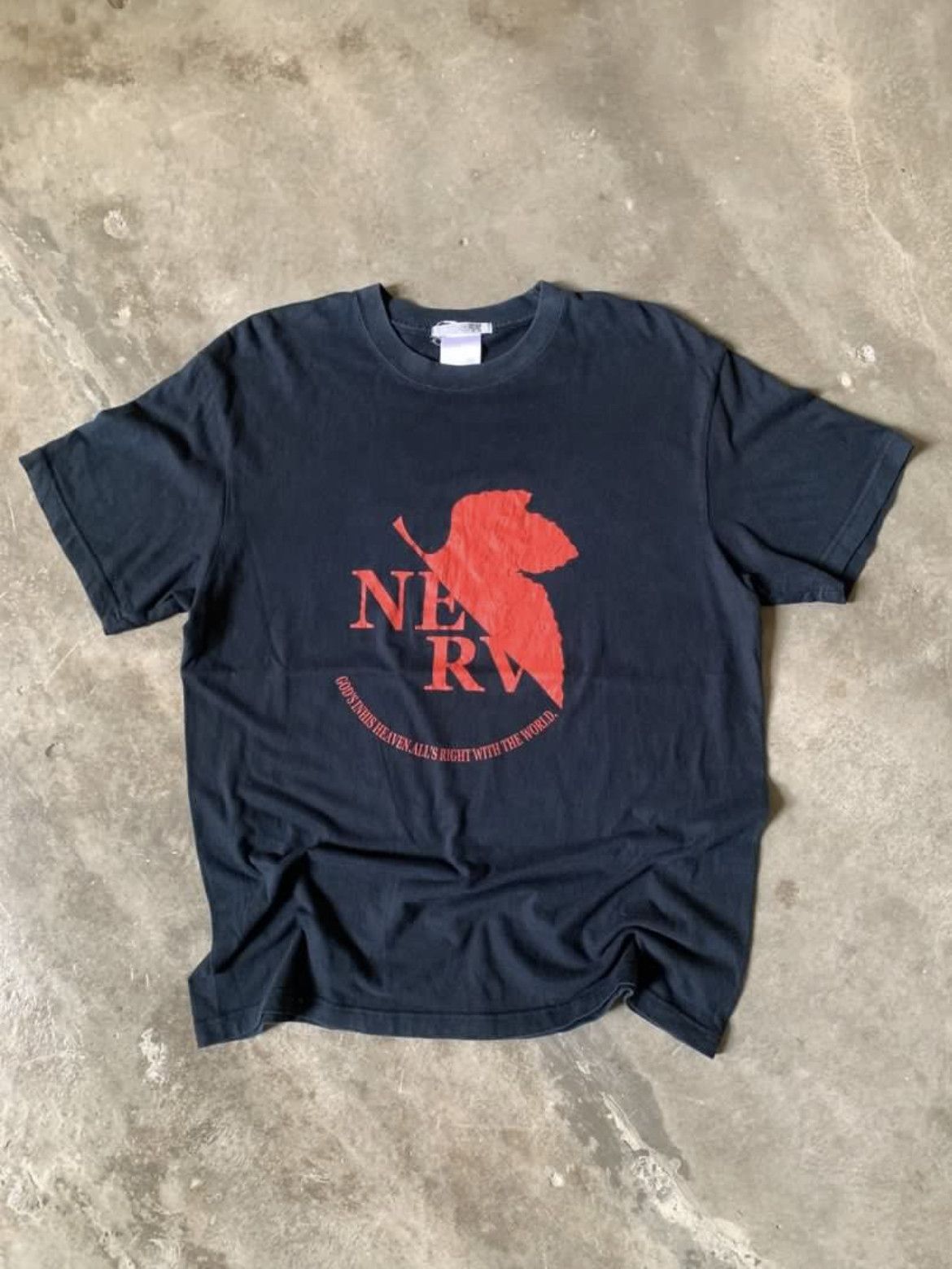 Anime × Japanese Brand × Vintage VINTAGE RARE NERV NEON GENESIS EVANGELION ANIME TSHIRT Size US XL / EU 56 / 4 - 1 Thumbnail