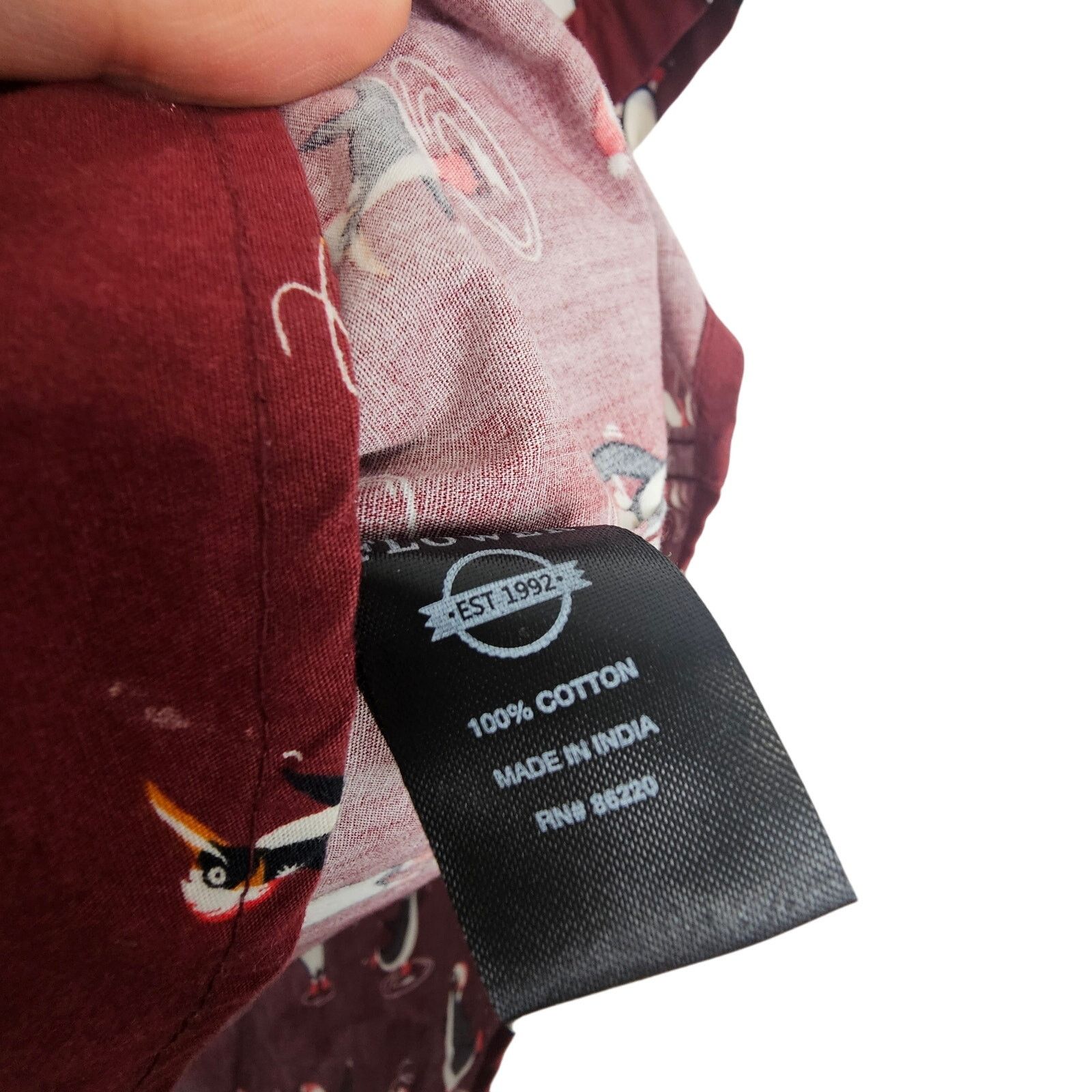 Flower Mountain Denim & Flower Ricky Singh Button Front Red Penguin M Size US M / EU 48-50 / 2 - 7 Thumbnail