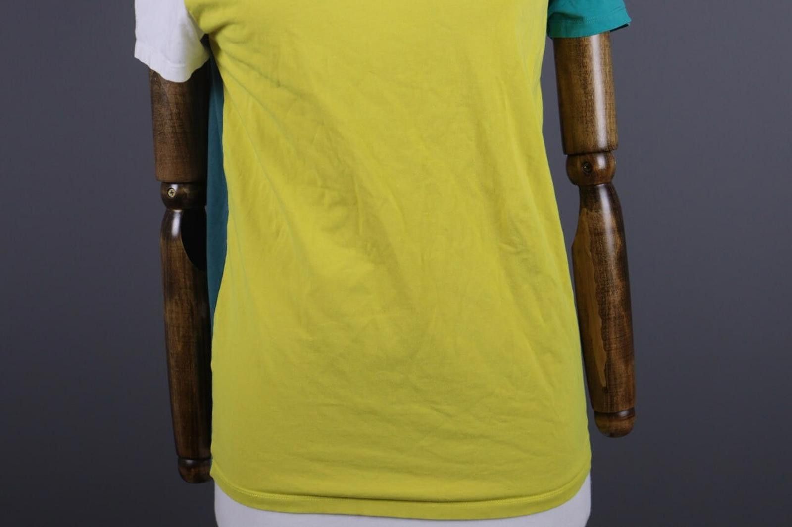 Zadig & Voltaire E9 Green Coloblock Short Sleeve Summer T-Shirt Size S Size S / US 4 / IT 40 - 3 Thumbnail