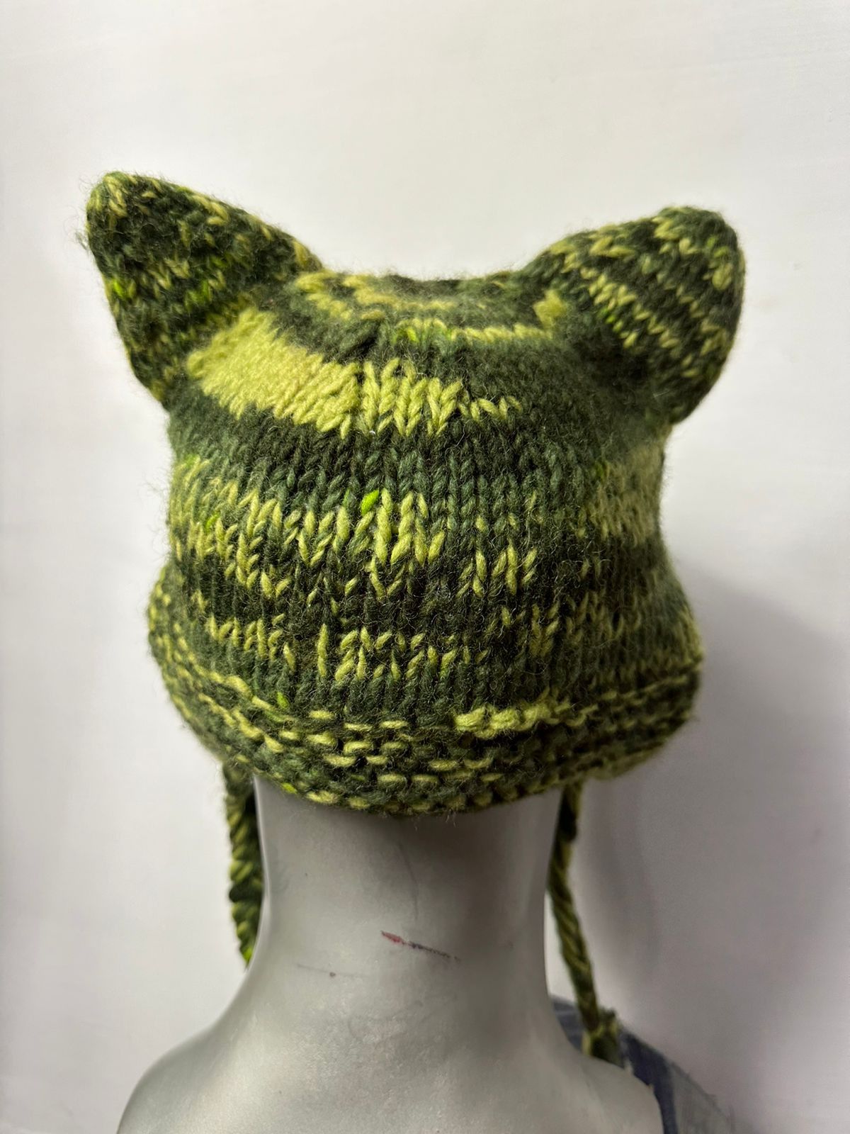Handmade 🔥Custom Made Knitted Horn Devil Eyed Beanie Hats Size ONE SIZE - 6 Thumbnail