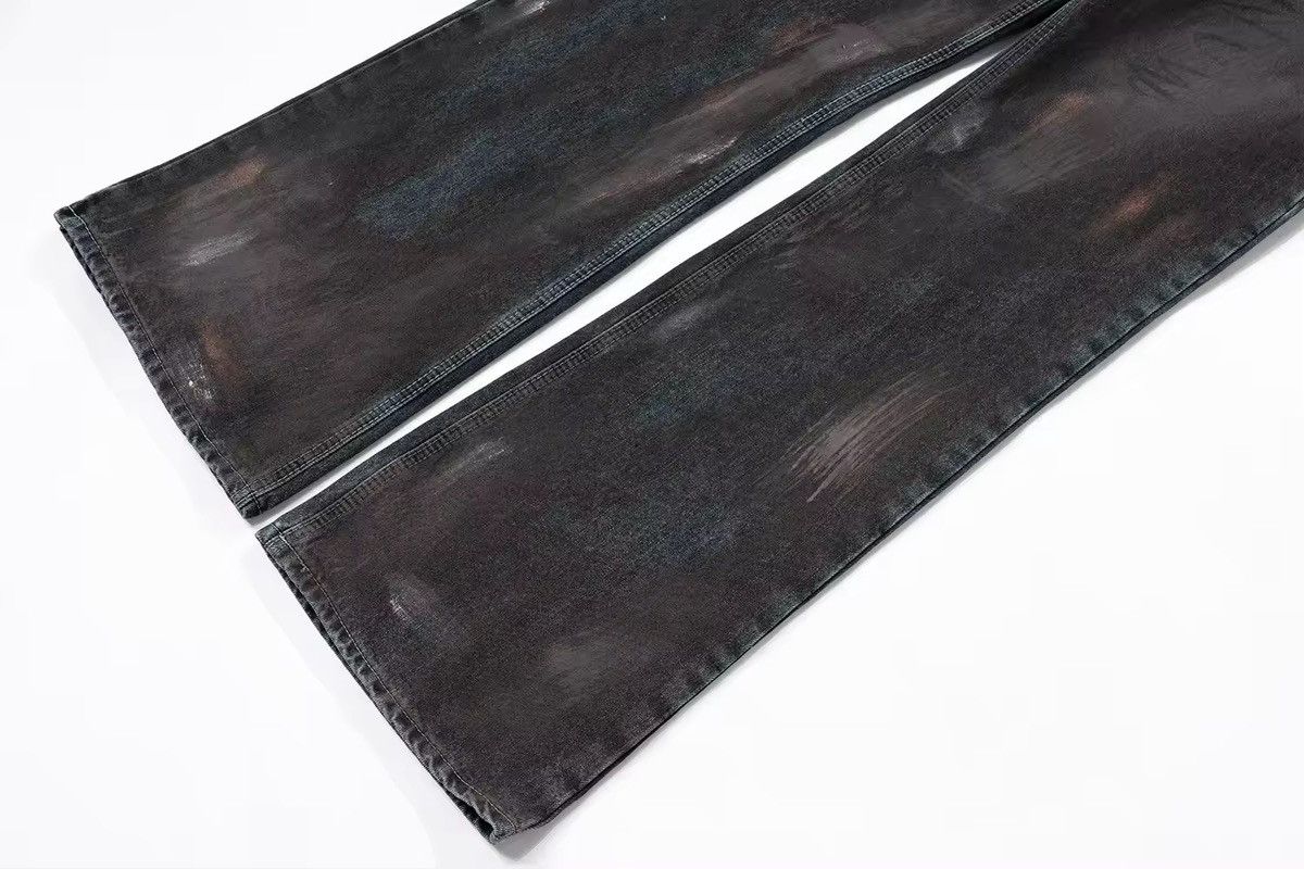 Designer × Vintage Streetwear Rare Loose Wide Leg Graffiti Jeans Pants Size US 35 - 8 Thumbnail