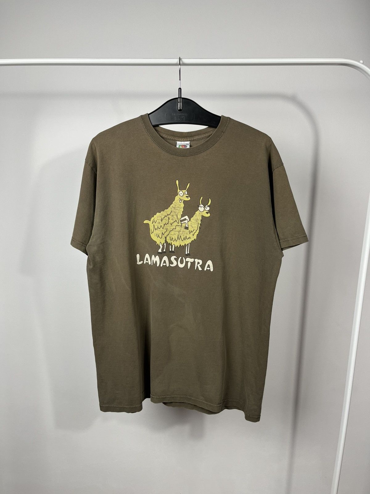 Other Lamasutra Llama Graphic T-Shirt Brown Fruit of the Loom L Size US L / EU 52-54 / 3 - 1 Thumbnail