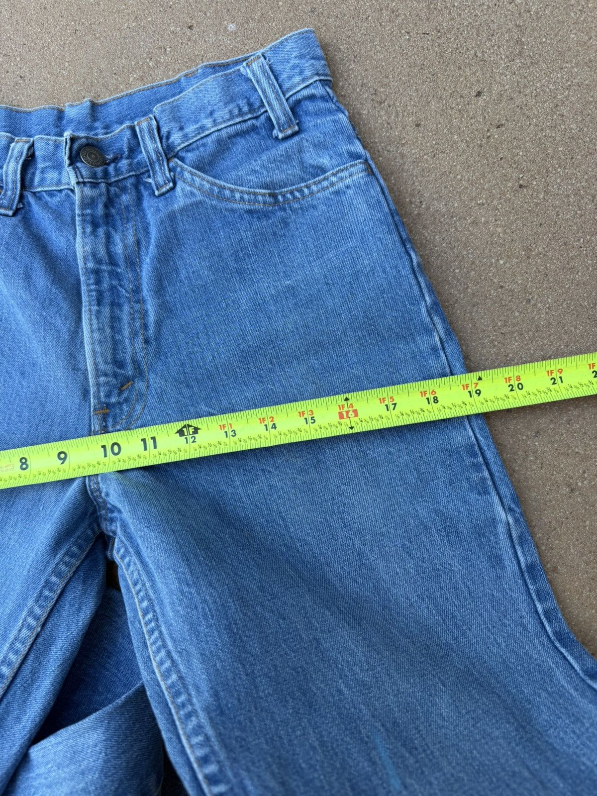 Levi's Vtg 70’s Levi’s 646 Orange Tab Bellbottom Flare Jeans 28x29 Size US 28 / EU 44 - 12 Thumbnail