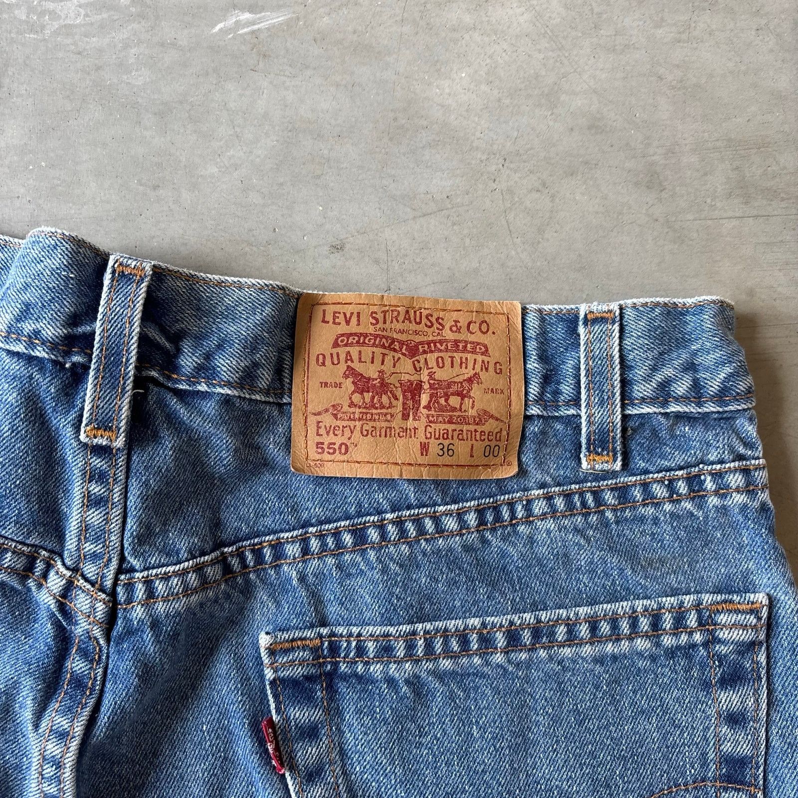 Levi's y2k vintage levi’s jean shorts Size US 36 / EU 52 - 5 Thumbnail