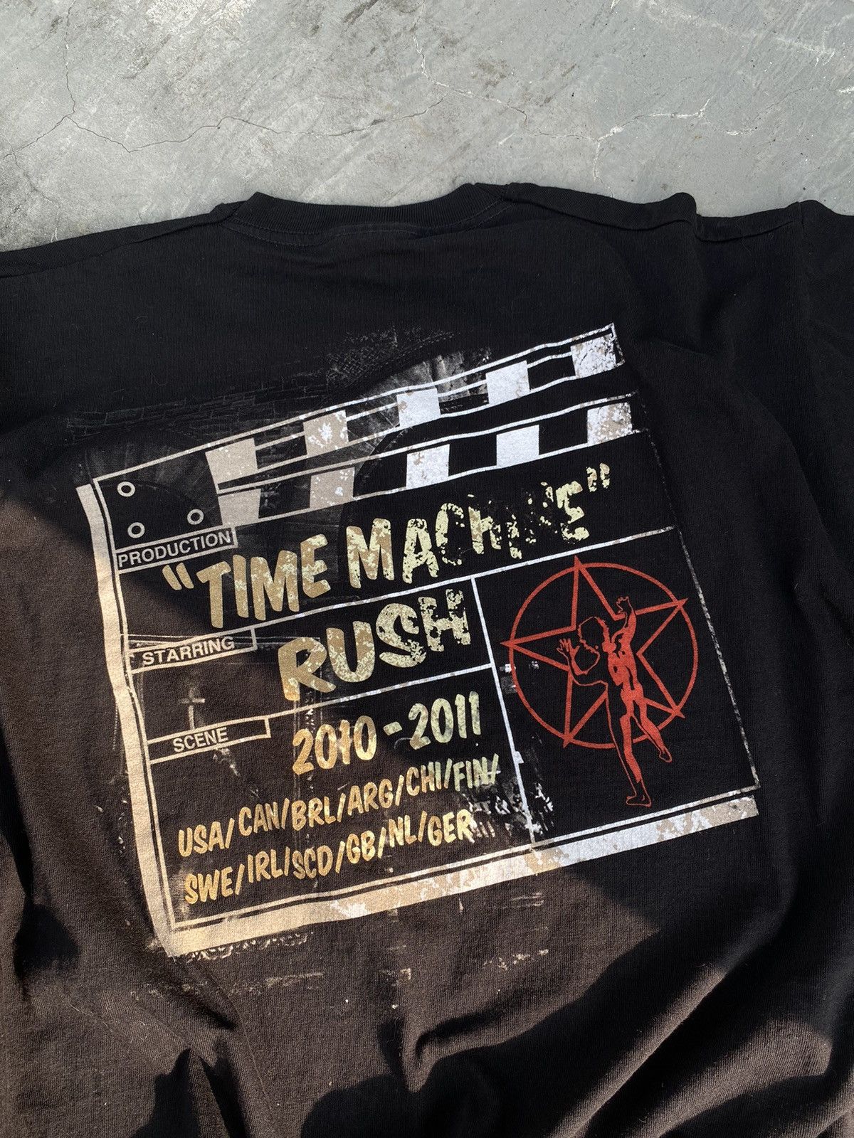 Band Tees × Vintage Vintage Y2K Rush Band Overprint Size US XL / EU 56 / 4 - 2 Thumbnail