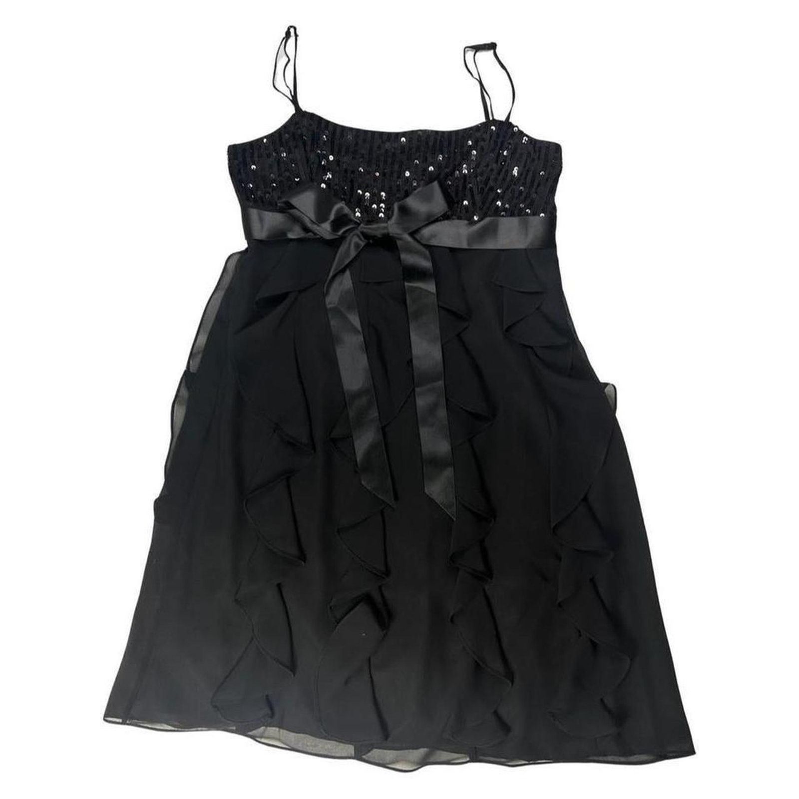 Coldwater Creek Vintage 90s prom dress coldwater creek sz 12 black sequins Size XL / US 12-14 / IT 48-50 - 1 Thumbnail