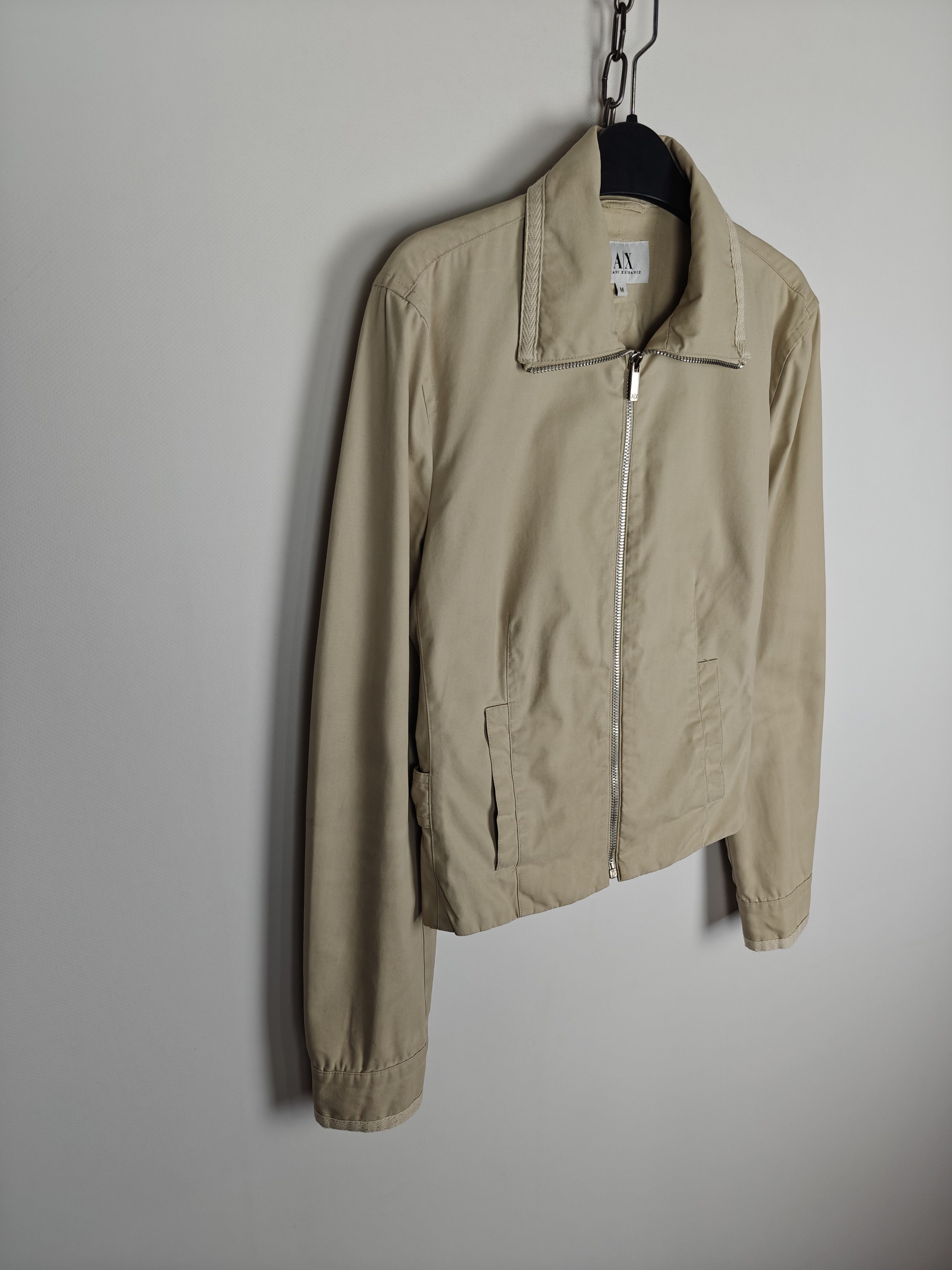Armani Exchange Armani Exchange Jacket Jacket Zip AX Vtg Beige size M Size M / US 6-8 / IT 42-44 - 4 Thumbnail
