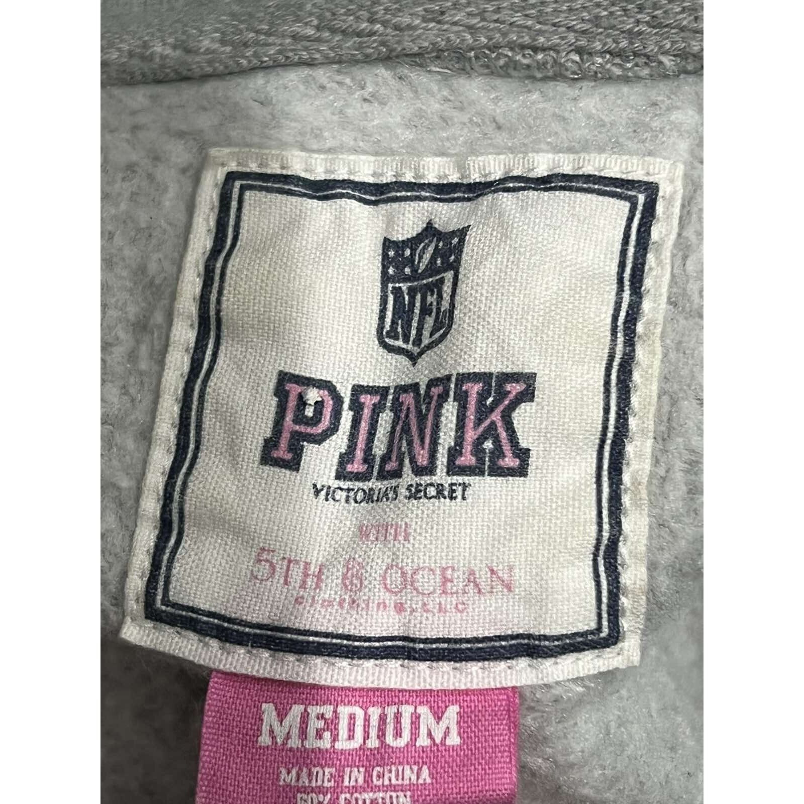 Victoria's Secret PINK Unisex Adult Pullover Hoodie NY Giants Size M A001356 Size M / US 6-8 / IT 42-44 - 7 Thumbnail