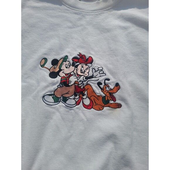 Disney Vtg Disney Store Mickey and Friends Golf sweatshirt Pluto Size US L / EU 52-54 / 3 - 8 Thumbnail