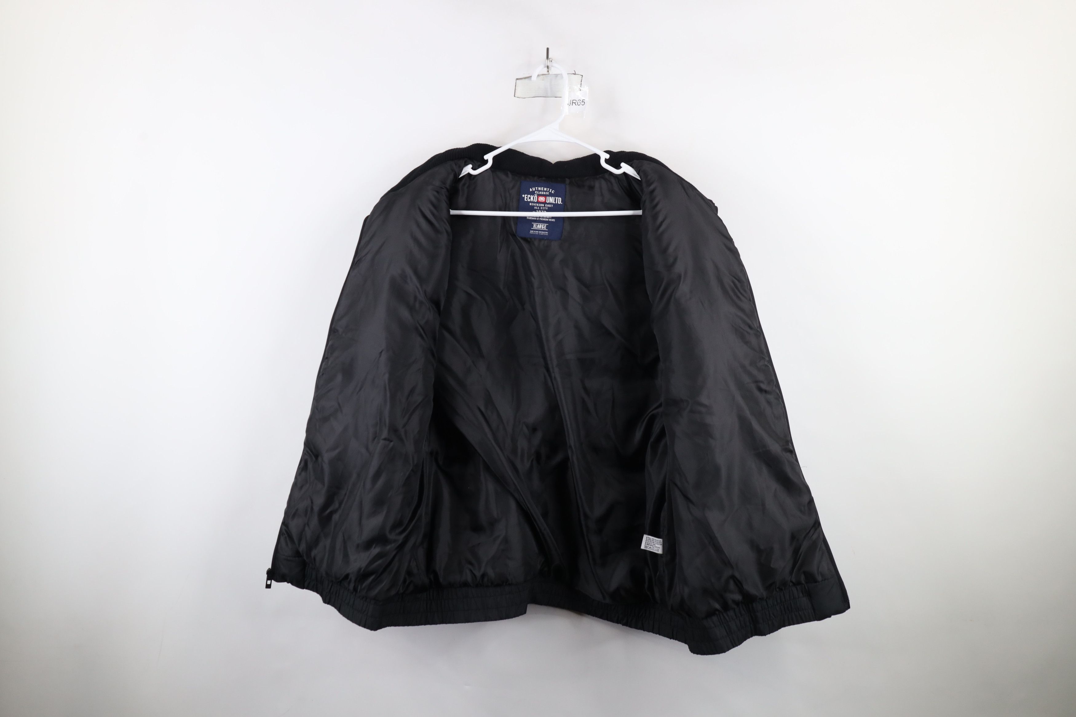 Ecko Unltd. × Vintage Vintage Y2K Ecko King Full Zip Puffer Vest Jacket Black Size US XL / EU 56 / 4 - 6 Thumbnail