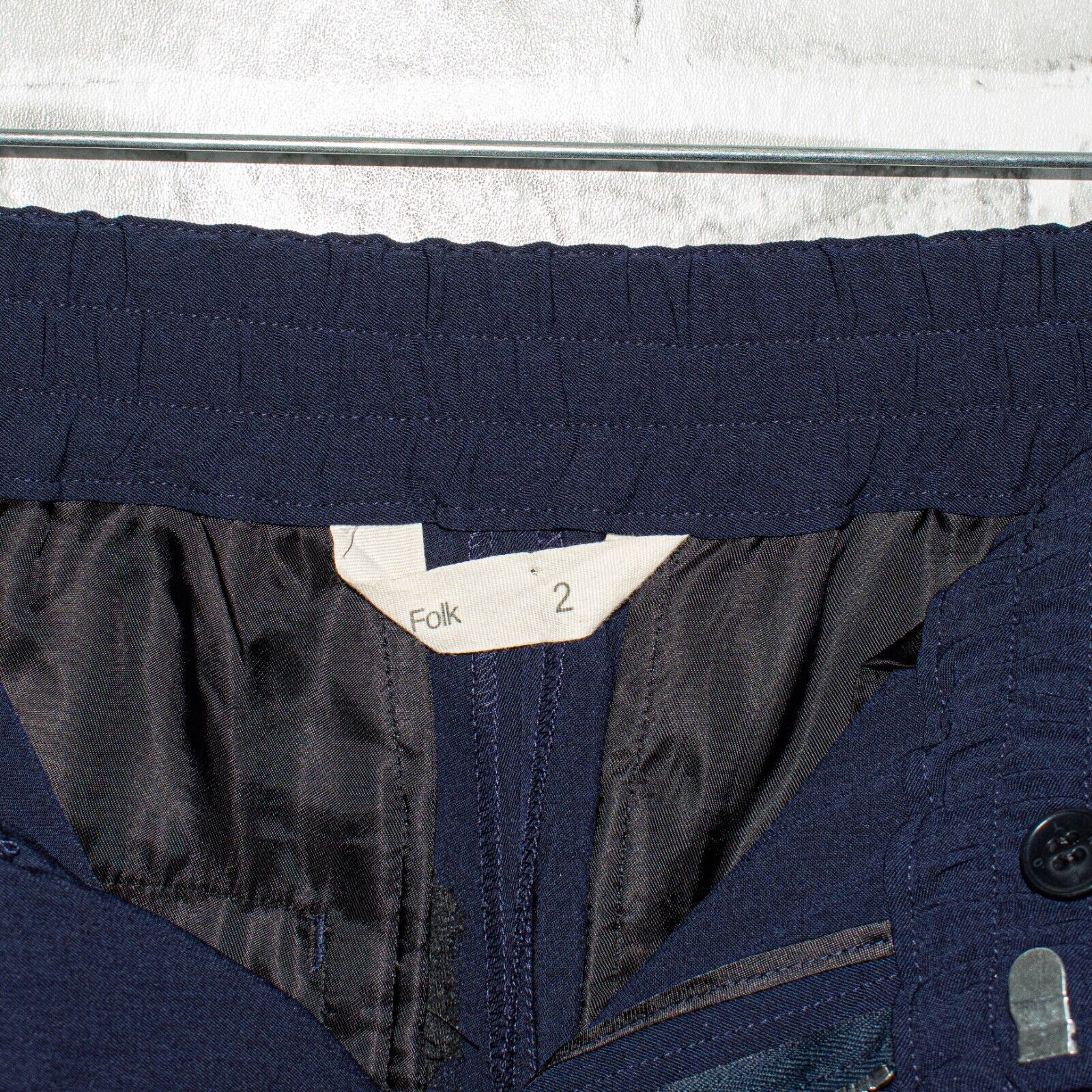 Folk FOLK Clothing Drawstring Trouser Pants in Blue Size US 28 / EU 44 - 4 Thumbnail