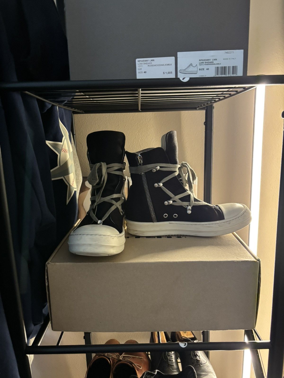 Rick Owens Rick Owens DRKSHDW Hexa Sneakers Size US 6.5 / EU 39-40 - 3 Thumbnail