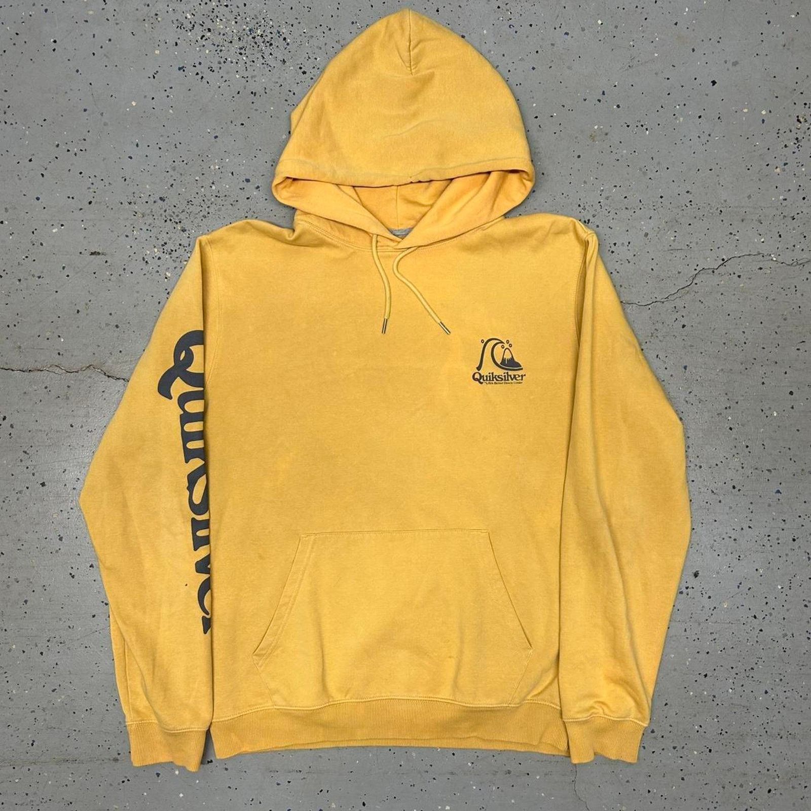 Quiksilver Yellow Quiksilver surf hoodie Size US XL / EU 56 / 4 - 1 Thumbnail