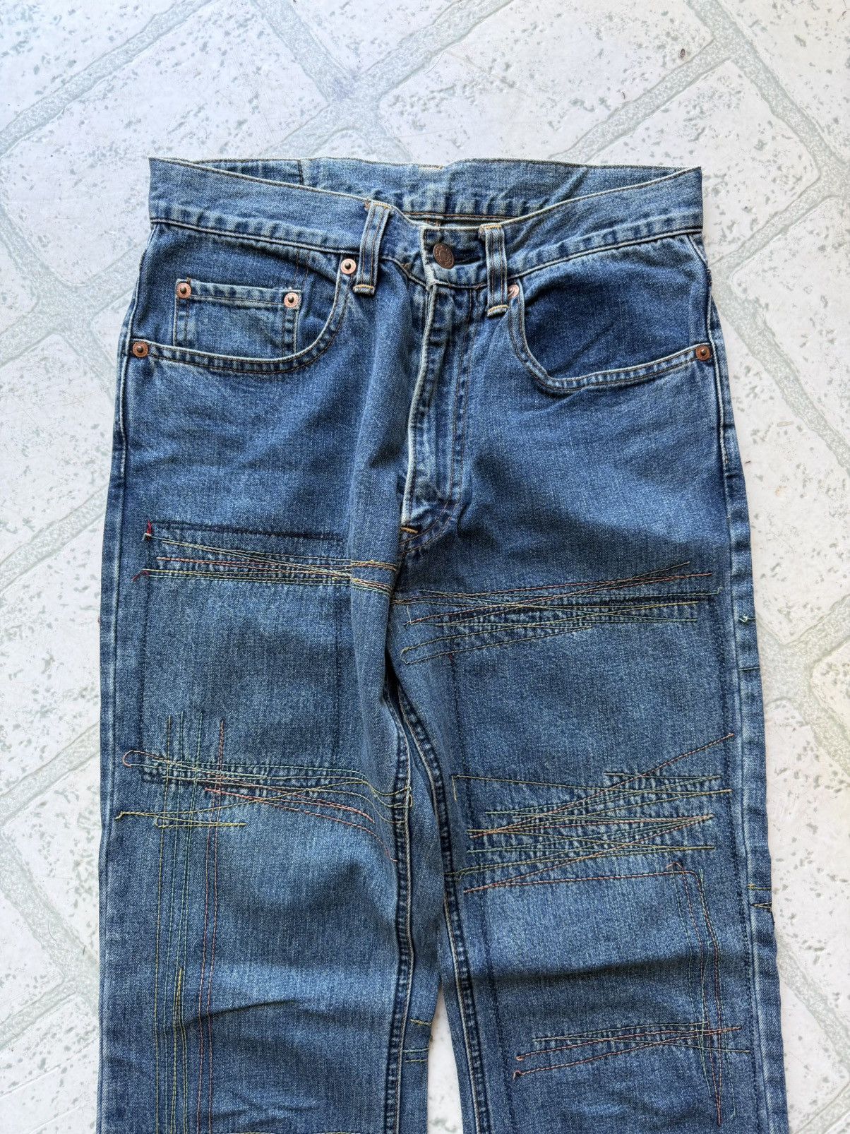 Hysteric Glamour Vintage Hysteric Glamour Flared Crazy Jeans Size US 28 / EU 44 - 3 Thumbnail