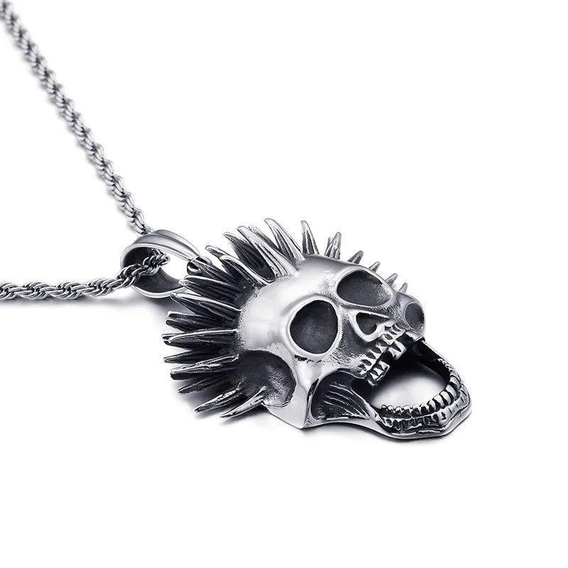 Vintage Retro Ghost Head Necklace Size ONE SIZE - 3 Thumbnail