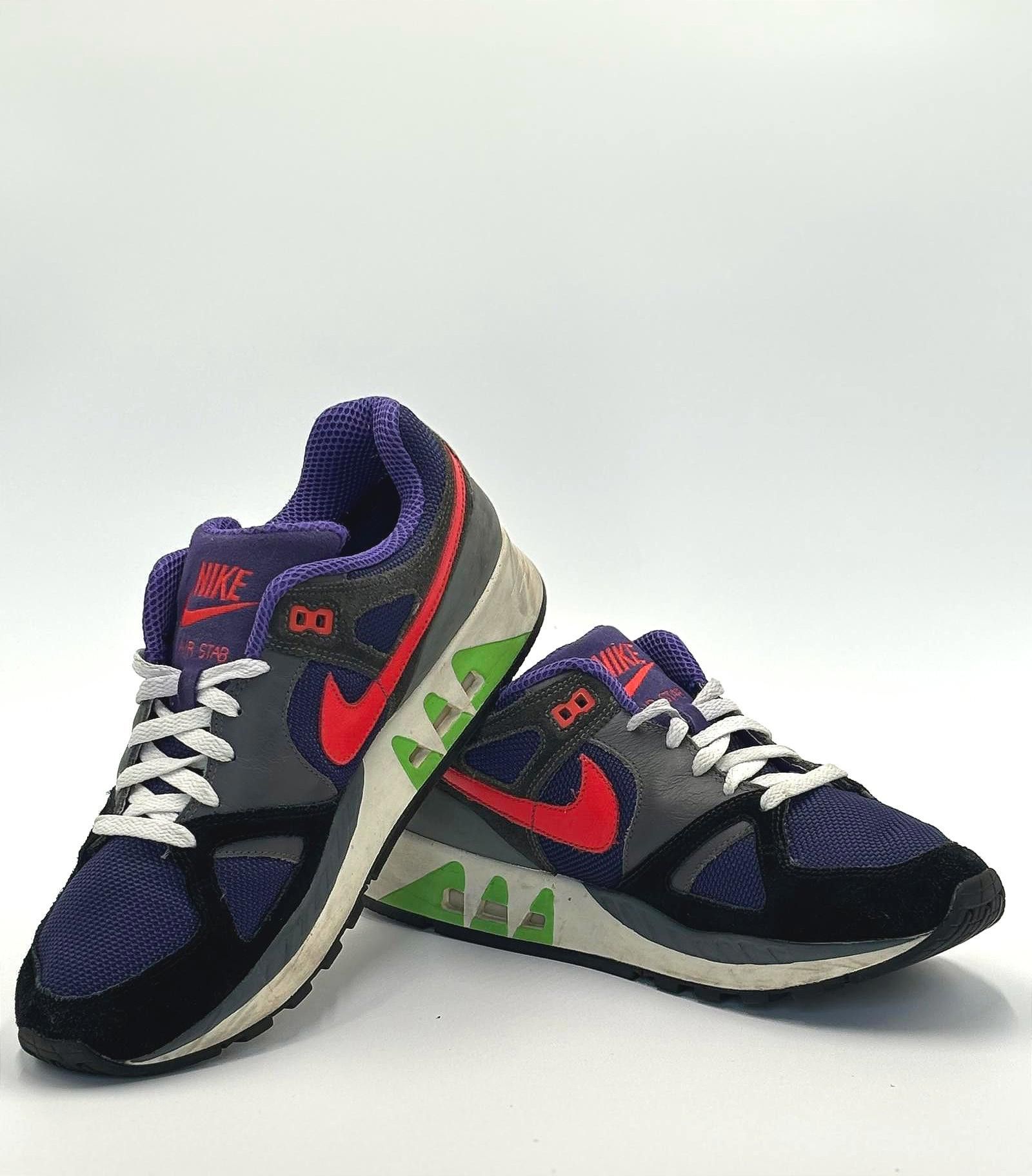 Nike Nike Air Stab Premium Ink/Max Orange/Midnight Fog sz 12 Rare Size US 12 / EU 45 - 2 Thumbnail