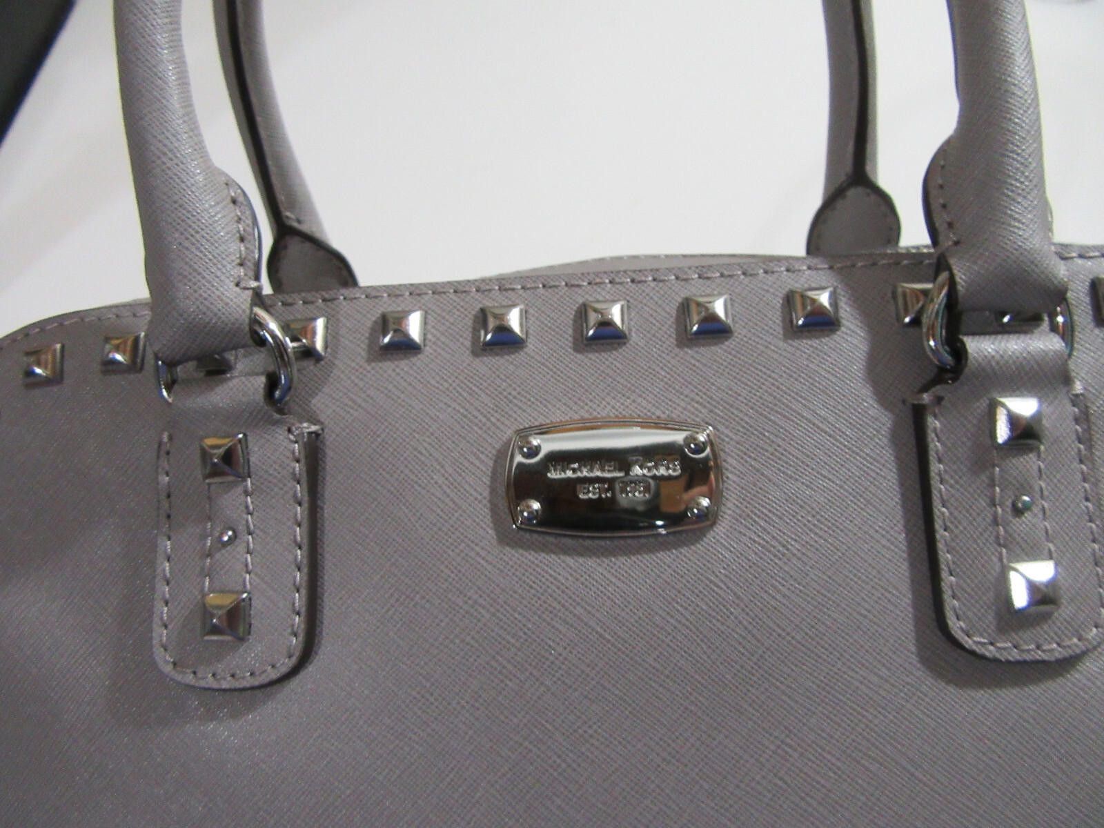 Michael Kors Michael Kors Sandrine Stud Large Leather Satchel NWT Size ONE SIZE - 2 Thumbnail