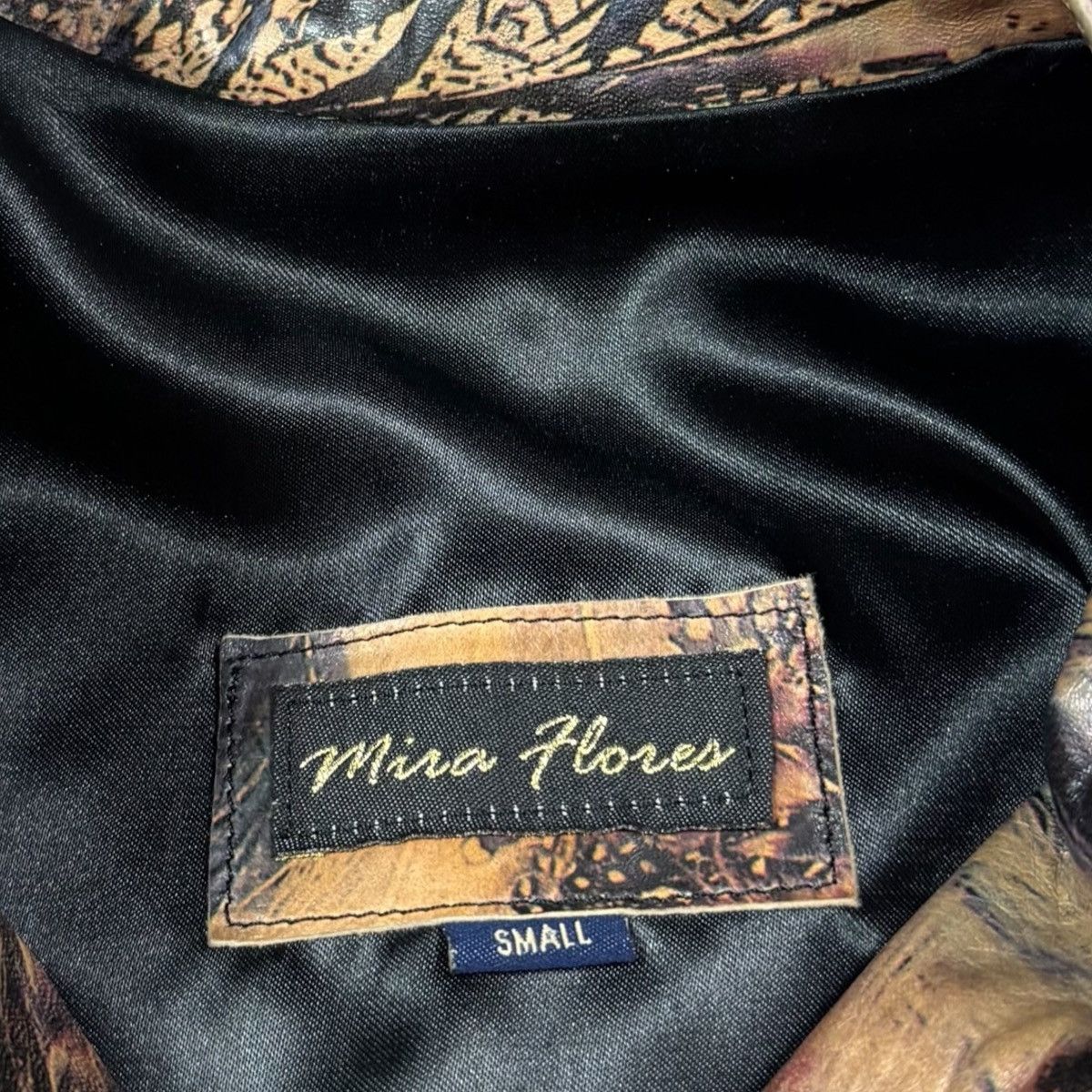 Other Mira Flores Feather Multicolor Leather Jacket Women's Small Size S / US 4 / IT 40 - 5 Thumbnail