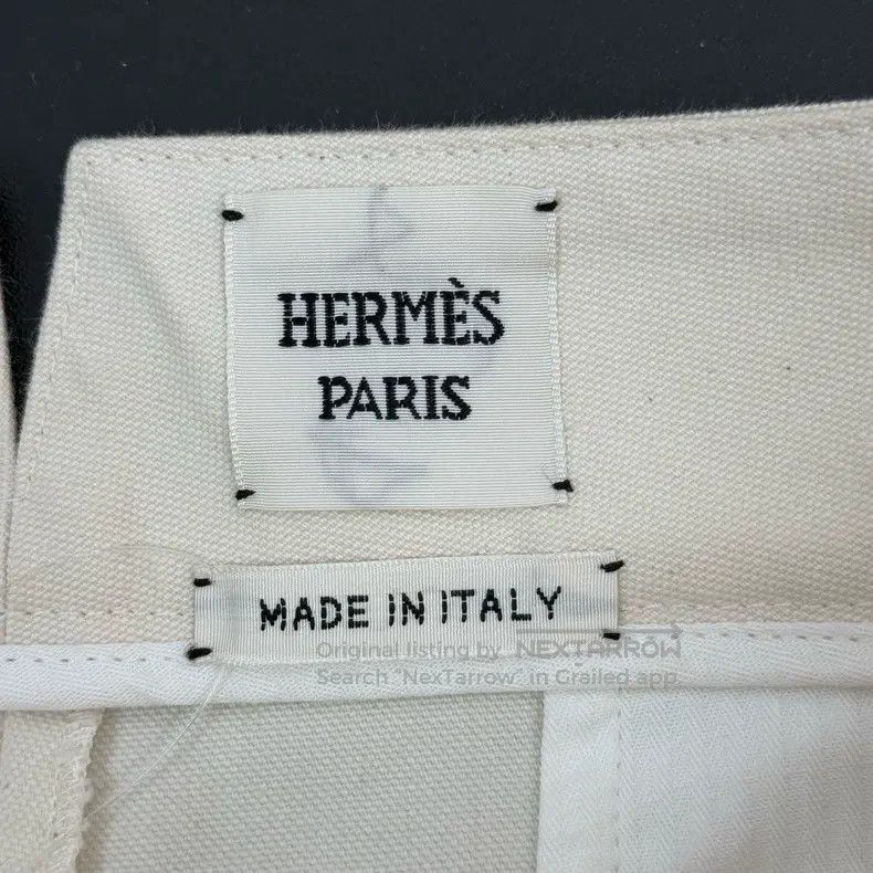 Hermes Hermes Beige Nine-Quarter Pants Size 25" / US 0 / IT 36 - 5 Thumbnail
