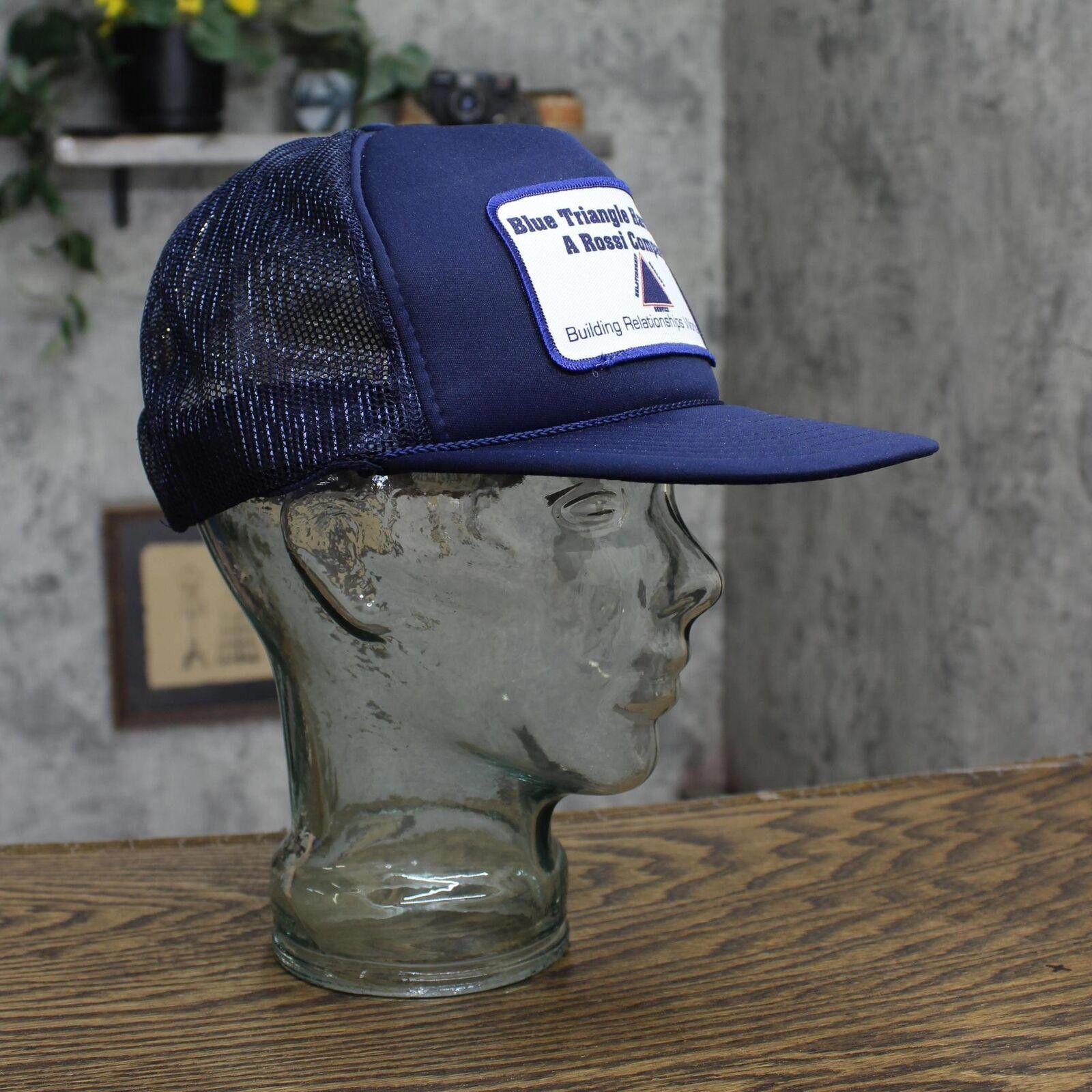 Designer NEW Madhatter Blue Hardwoods Trucker Hat Cap Navy Blue OS Size ONE SIZE - 3 Thumbnail