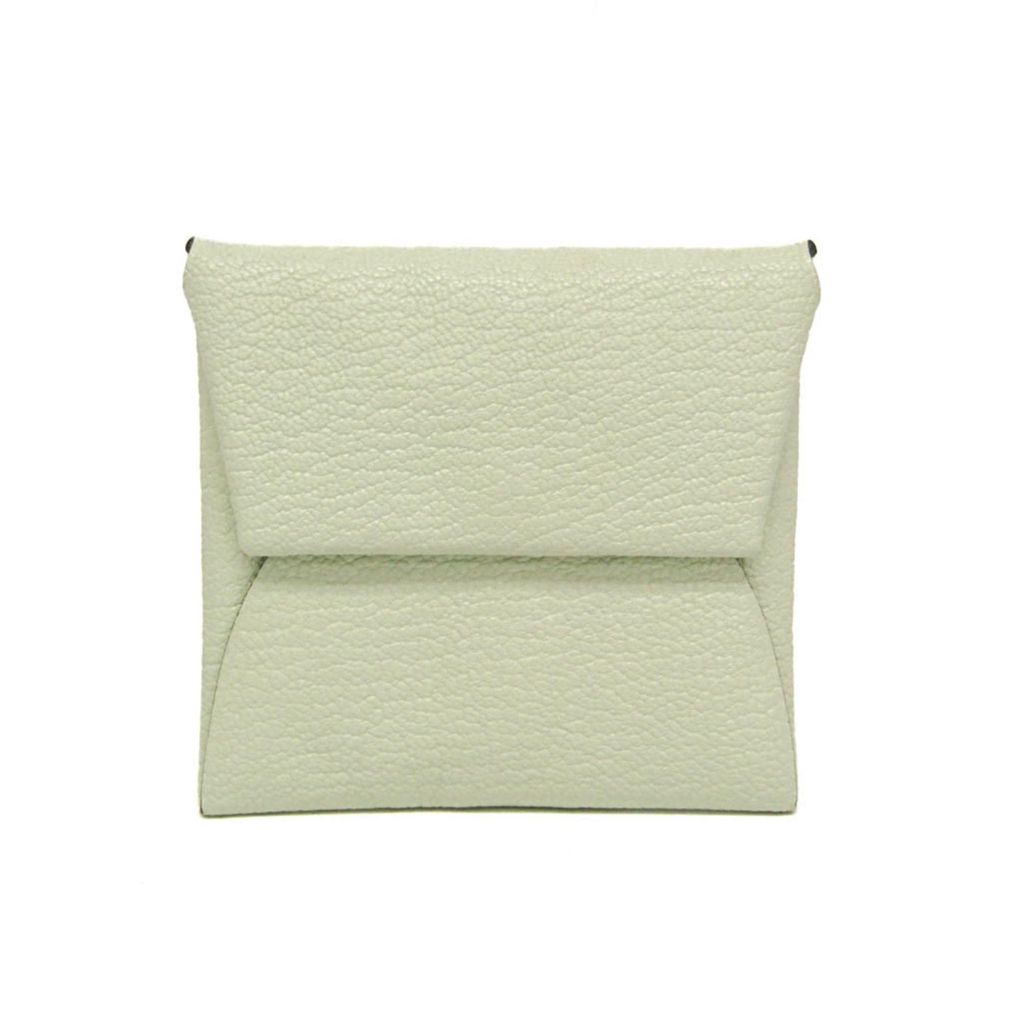 Hermes Hermes Bastia Verso Men,Women Chevre Leather Coin Purse/coin Case Light Blue,Light Green Size ONE SIZE - 1 Thumbnail