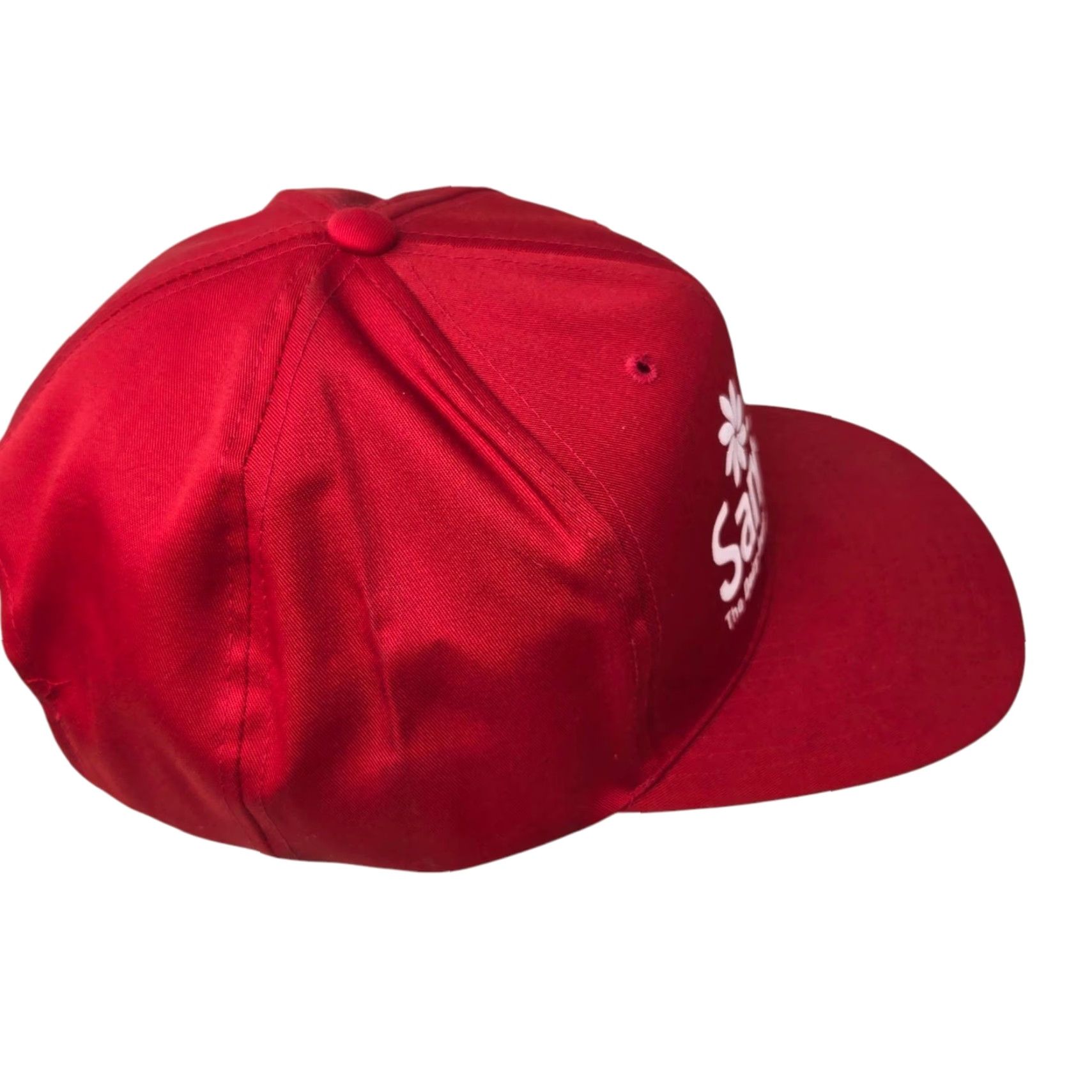 Vintage VINTAGE Sani Dairy Milk Trucker Hat Pennsylvania Red Snapback Adjustable Hat Men One Size Red Snapback Adjustable Vintage Size ONE SIZE - 3 Thumbnail