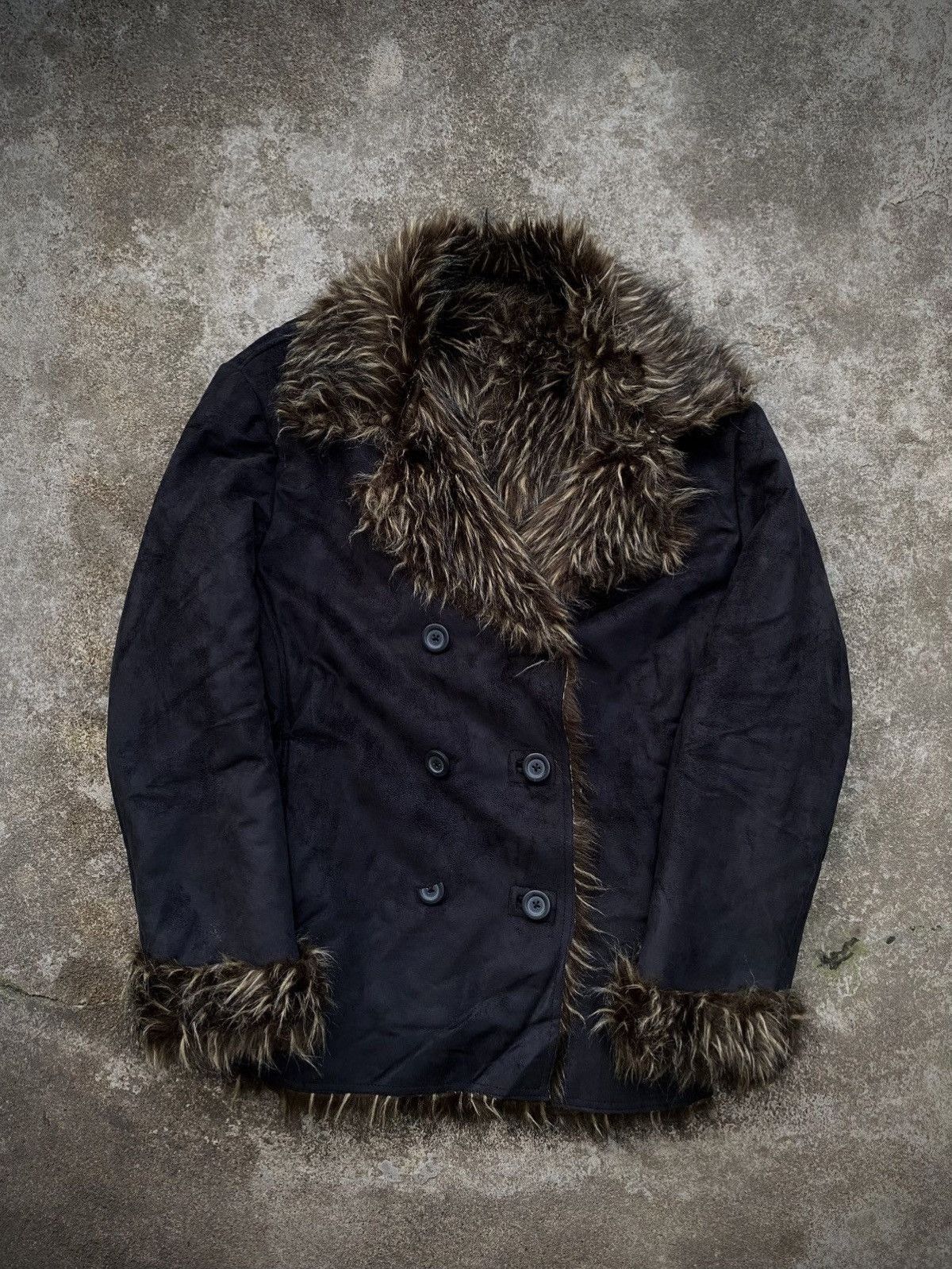 Yasuyuki Ishii FAUX FUR GOTHIC JAPANESE FYLS STYLE JACKET Size US M / EU 48-50 / 2 - 1 Thumbnail