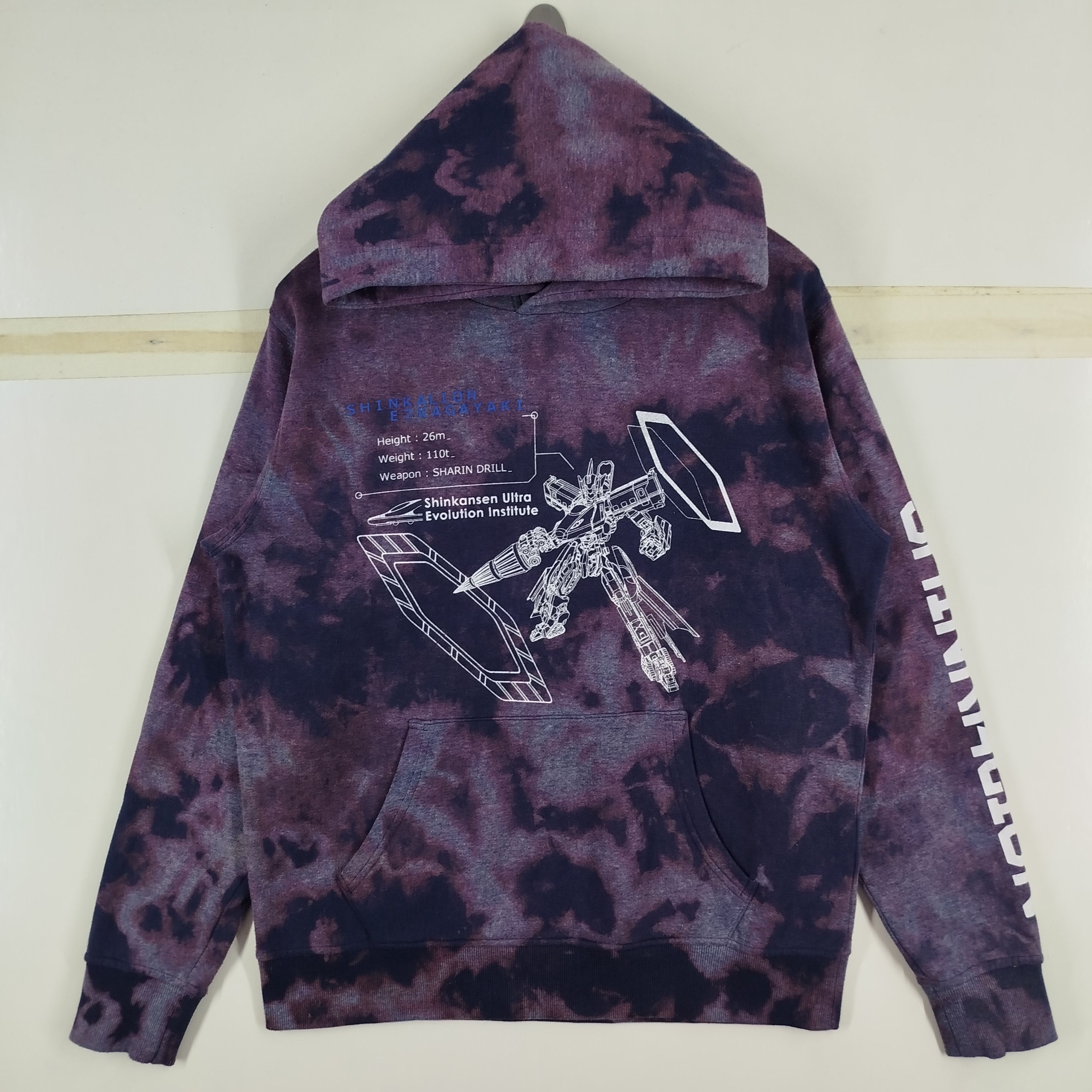Anime × Japanese Brand Shinkalion E7 Kagayaki Shinkasen Ultra Big Logo Tye Dye Size US M / EU 48-50 / 2 - 2 Thumbnail