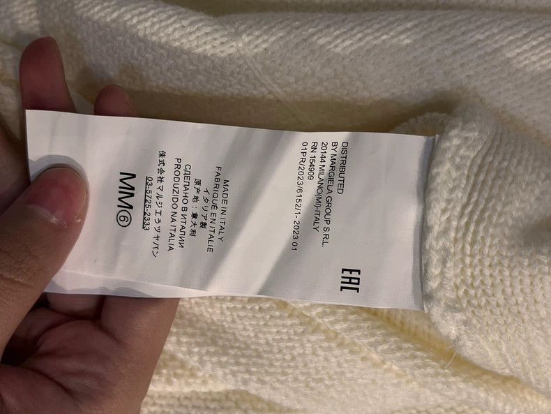 Maison Margiela Maison Margiela Pure cotton embossed knitted hoodie Size M / US 6-8 / IT 42-44 - 9 Thumbnail