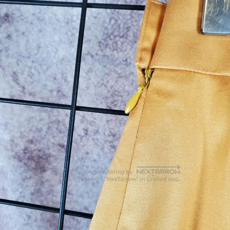 Dior Dior Orange Midi Skirt for Women . Size 27" / US 4 / IT 40 - 7 Thumbnail