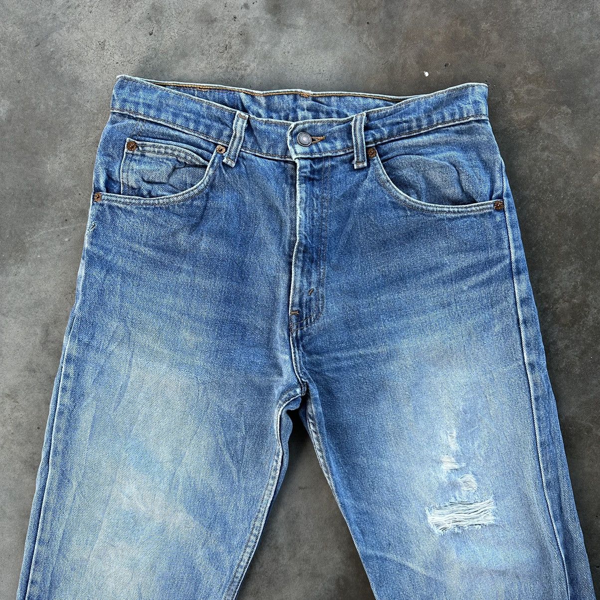 Levi's Vintage Levi’s Distressed Jean Faded Sick Denim Pant W31 Size US 31 - 3 Thumbnail
