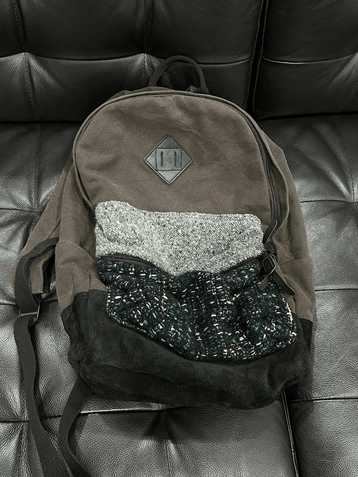 Y's × Yohji Yamamoto Yohji Yamamoto Y's Patches Backpack | Grailed