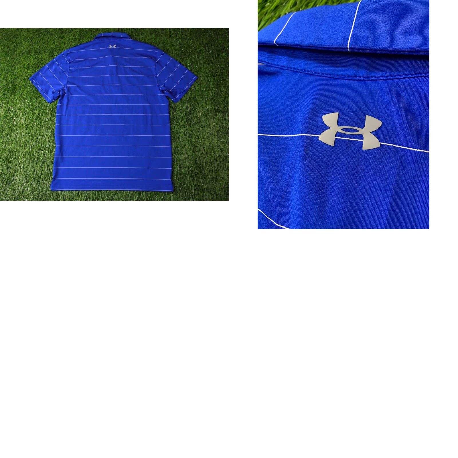 Under Armour Under Armour HeatGear 2017 Polo Shirt Jersey Adult Large Blue and White Size US L / EU 52-54 / 3 - 8 Thumbnail