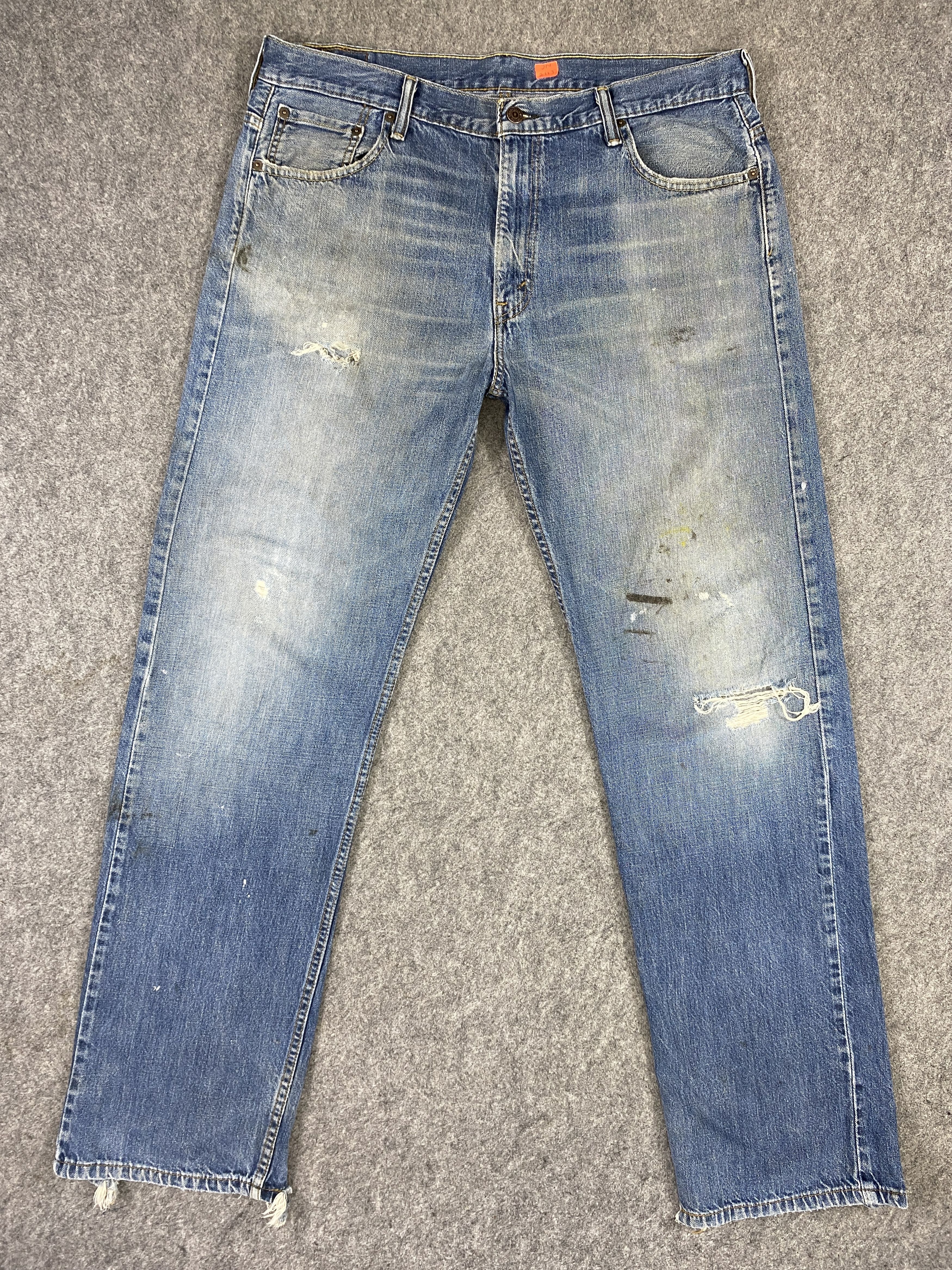 Japanese Brand Distressed Blue Vintage Levi's 569 38x35 Denim -JN2113 Size US 38 / EU 54 - 1 Thumbnail