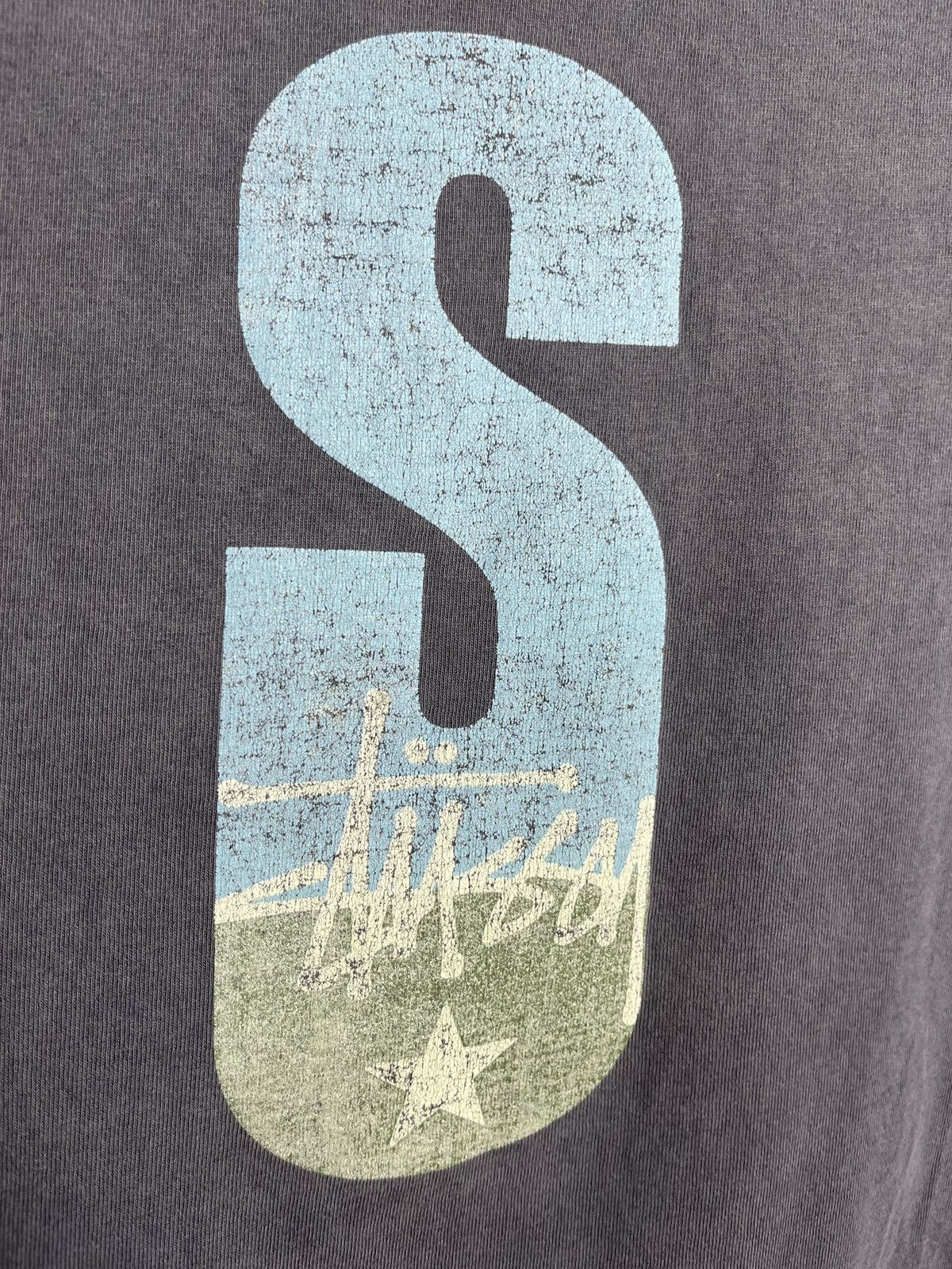 Stussy Stussy T Shirt Mens Blue Streetwear Skate Made in USA 90s Size US M / EU 48-50 / 2 - 10 Thumbnail