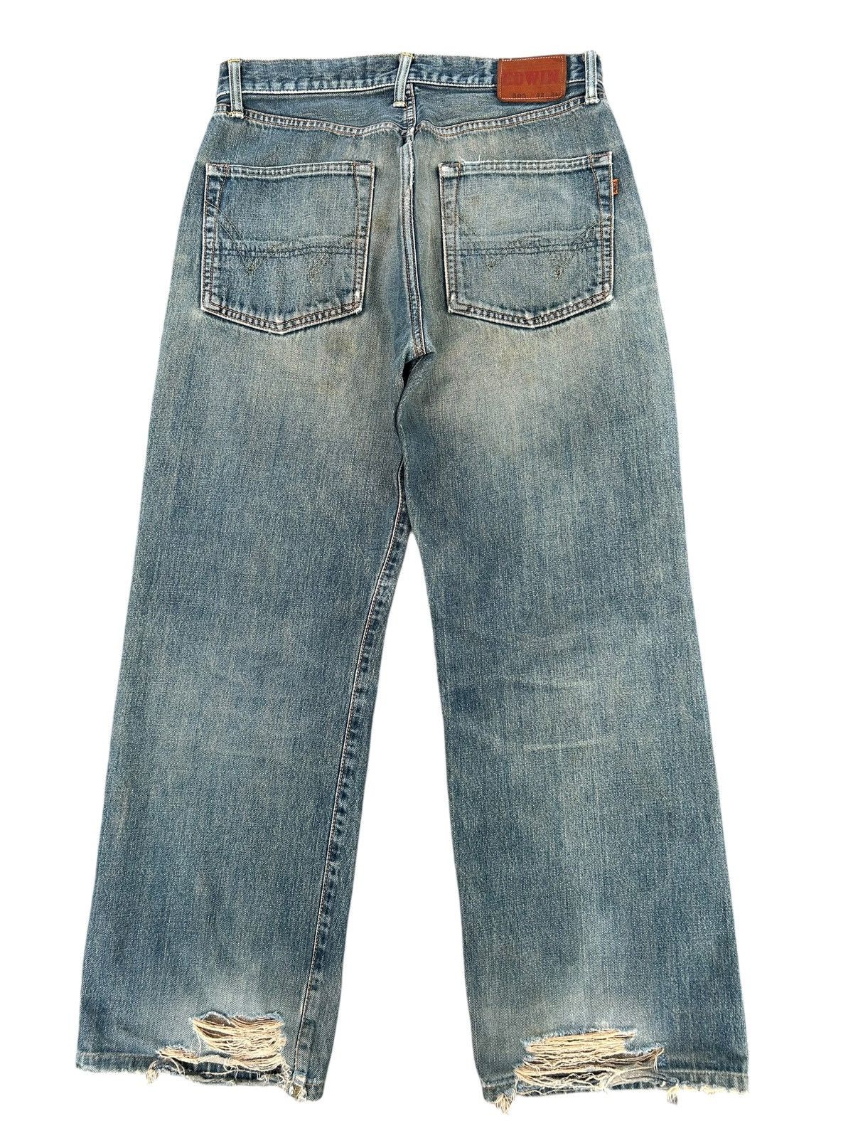 Kapital Vintage Edwin 505 Selvedge Rusty Baggy Distressed Denim jean Size US 32 / EU 48 - 2 Thumbnail