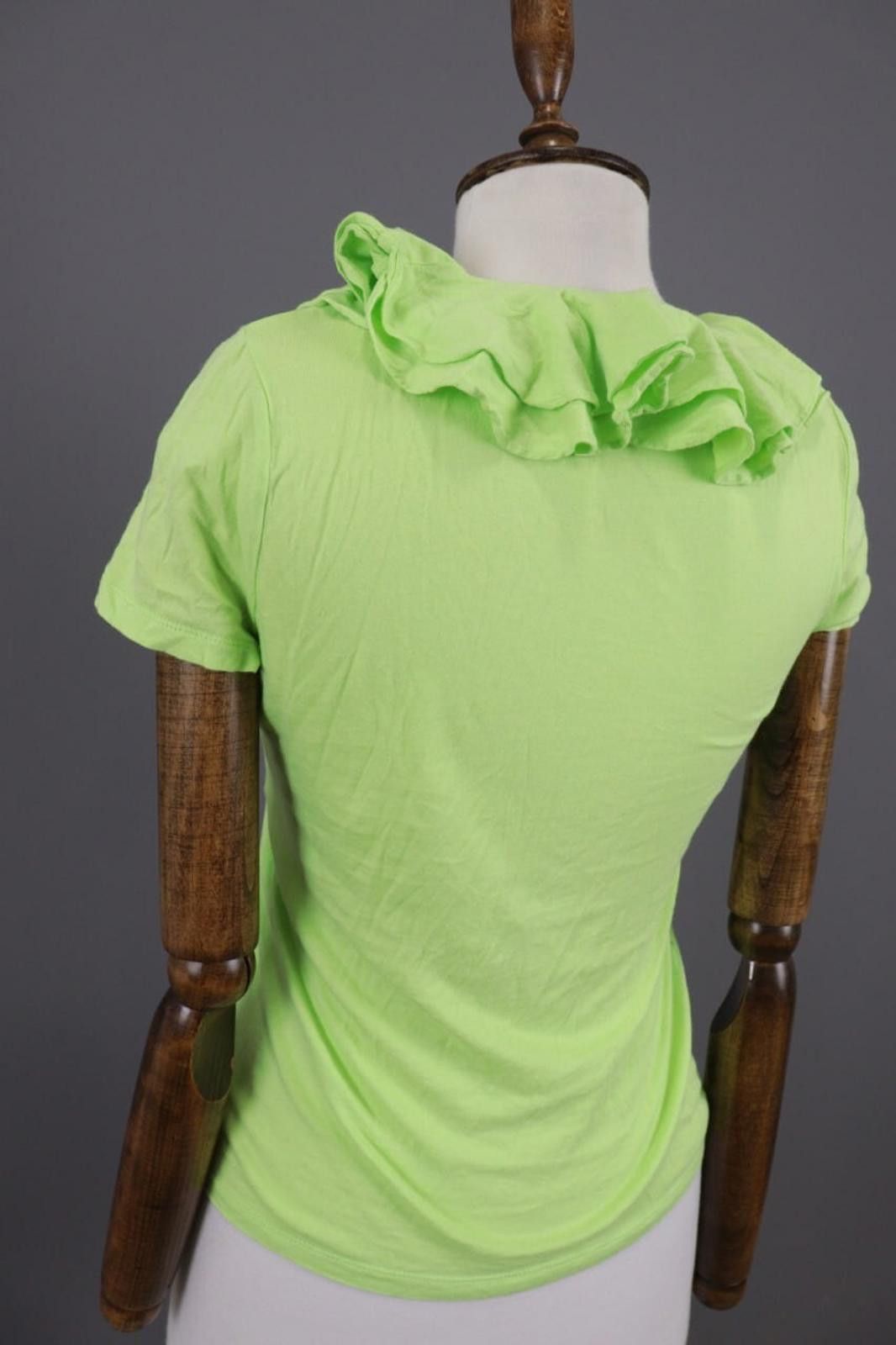 Lauren Ralph Lauren Lauren Ralph Lauren Green Striped Blouse Shirt Size XS Size XS / US 0-2 / IT 36-38 - 12 Thumbnail