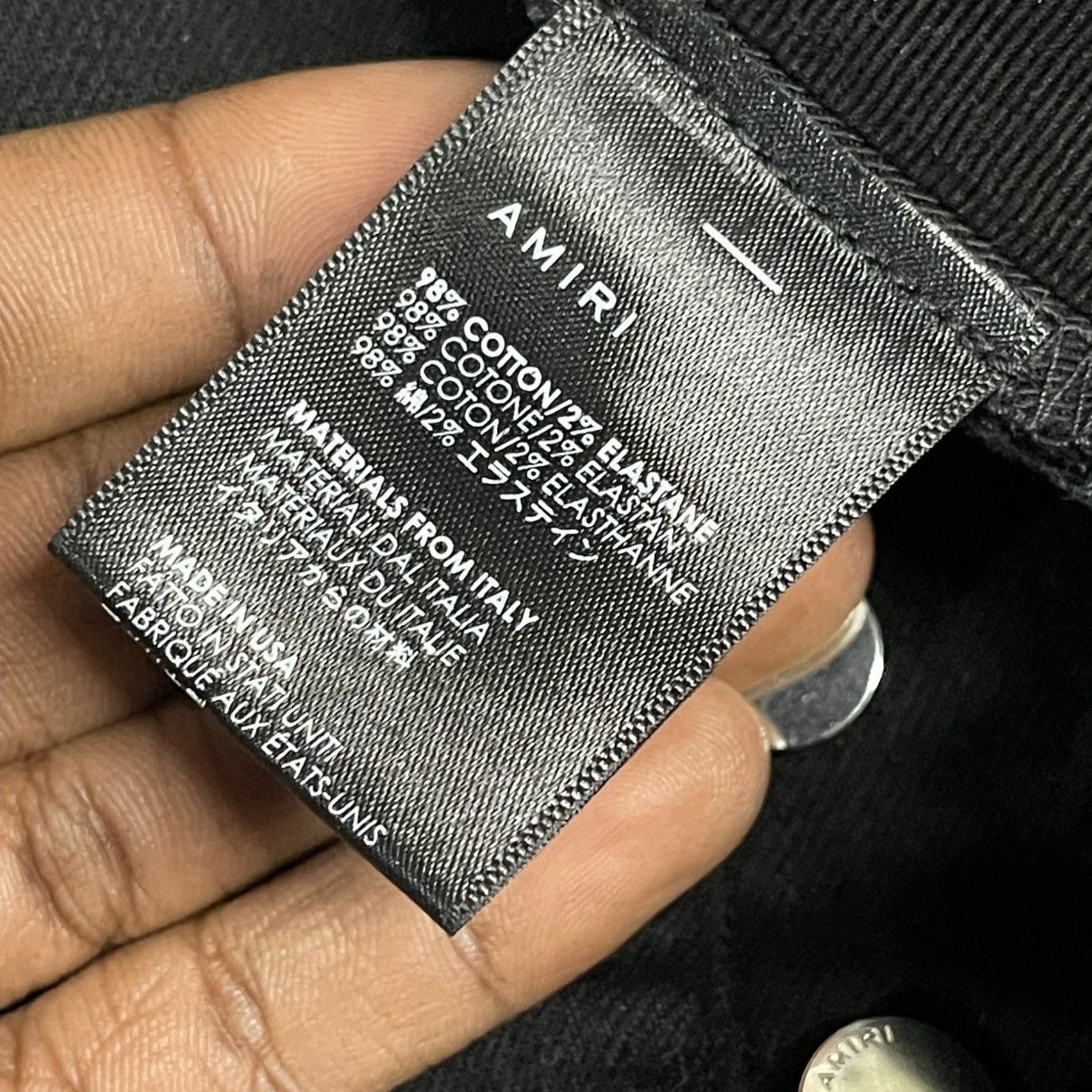 Amiri Amiri MX1 Watercolor Patch Jeans Black Size US 38 / EU 54 - 7 Thumbnail