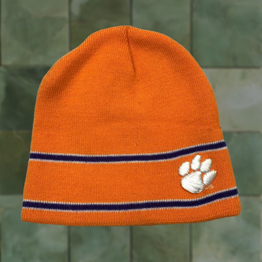 Starter VINTAGE Starter Clemson Tigers Beanie Adult OSFM NCAA Sports Winter Orange Skull Cap Size ONE SIZE - 1 Thumbnail