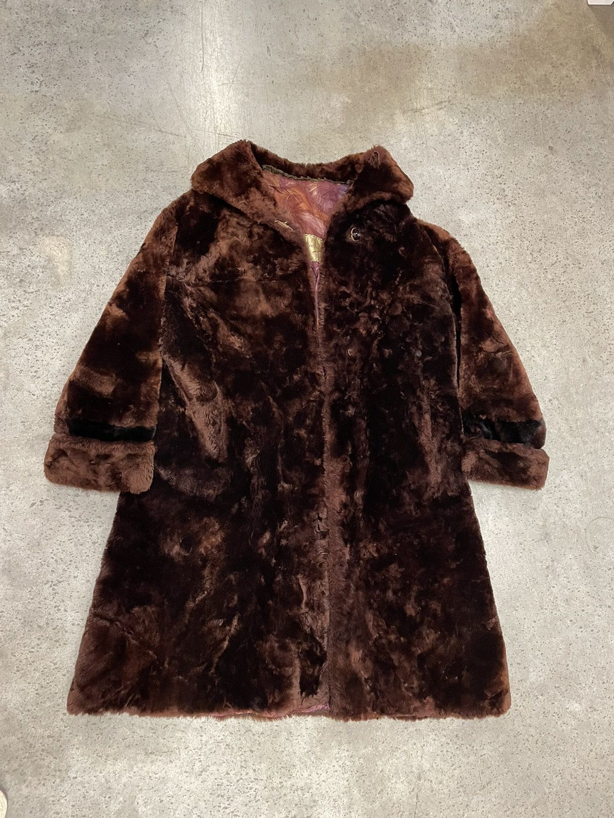 ジャケット・アウター 60s-70s euro vintage fur hoodie jacket 60s-70s euro vintage fur hoodie jacket
