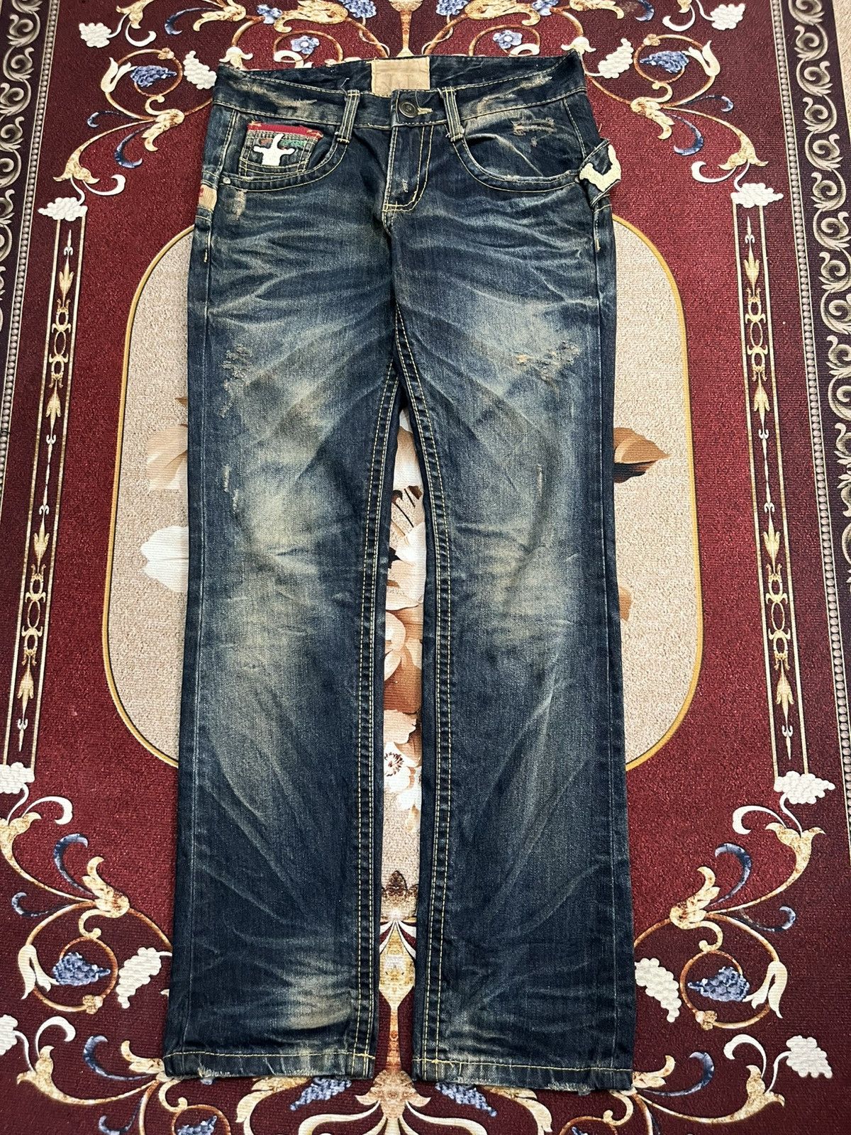 Japanese Brand Lolita x yoshimoto nara jeans Size US 31 - 2 Thumbnail