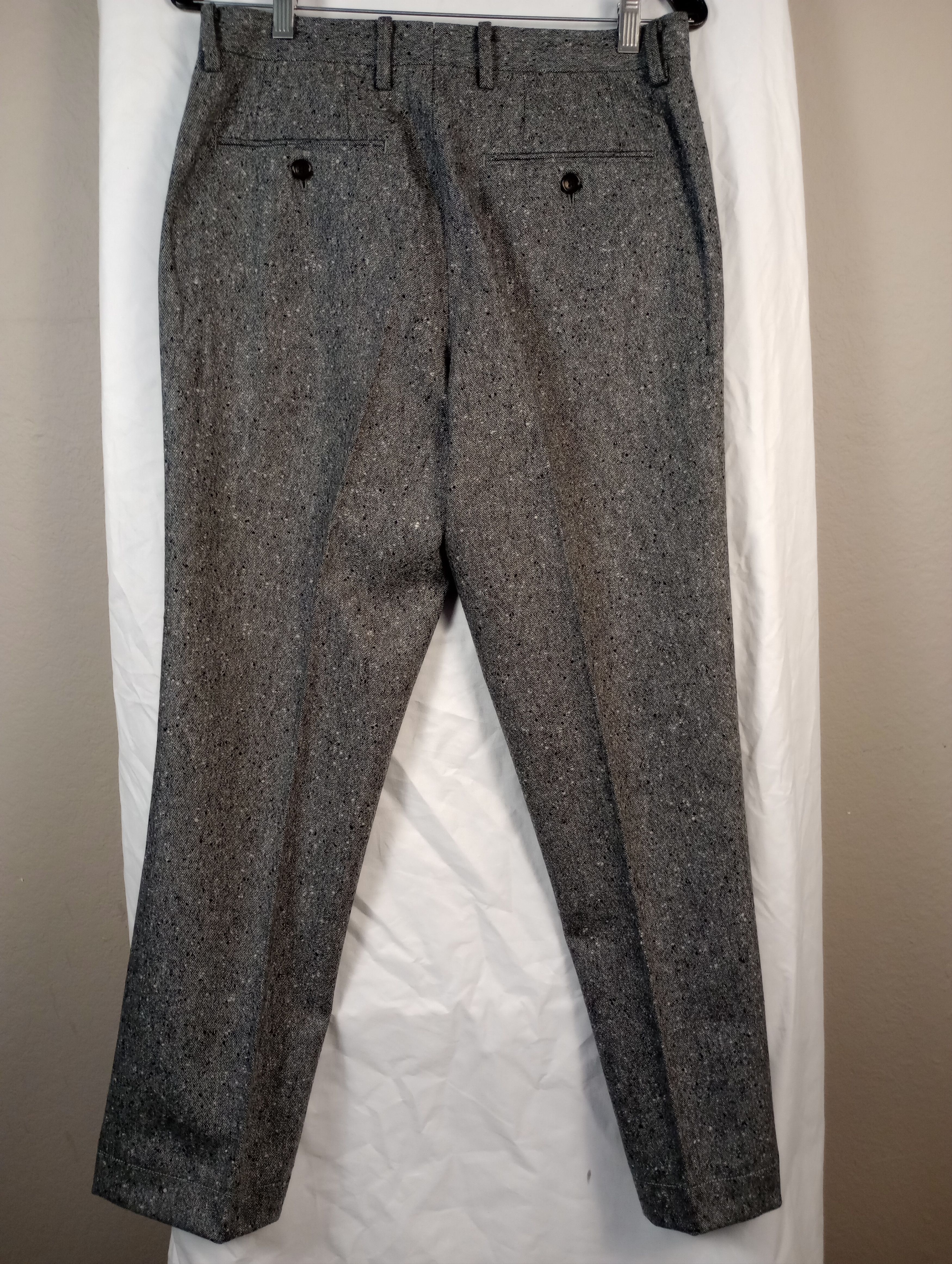 Spier & Mackay Spier And Mackay Slim Trouser W30 - Knopped Donegal Size 36R - 4 Thumbnail