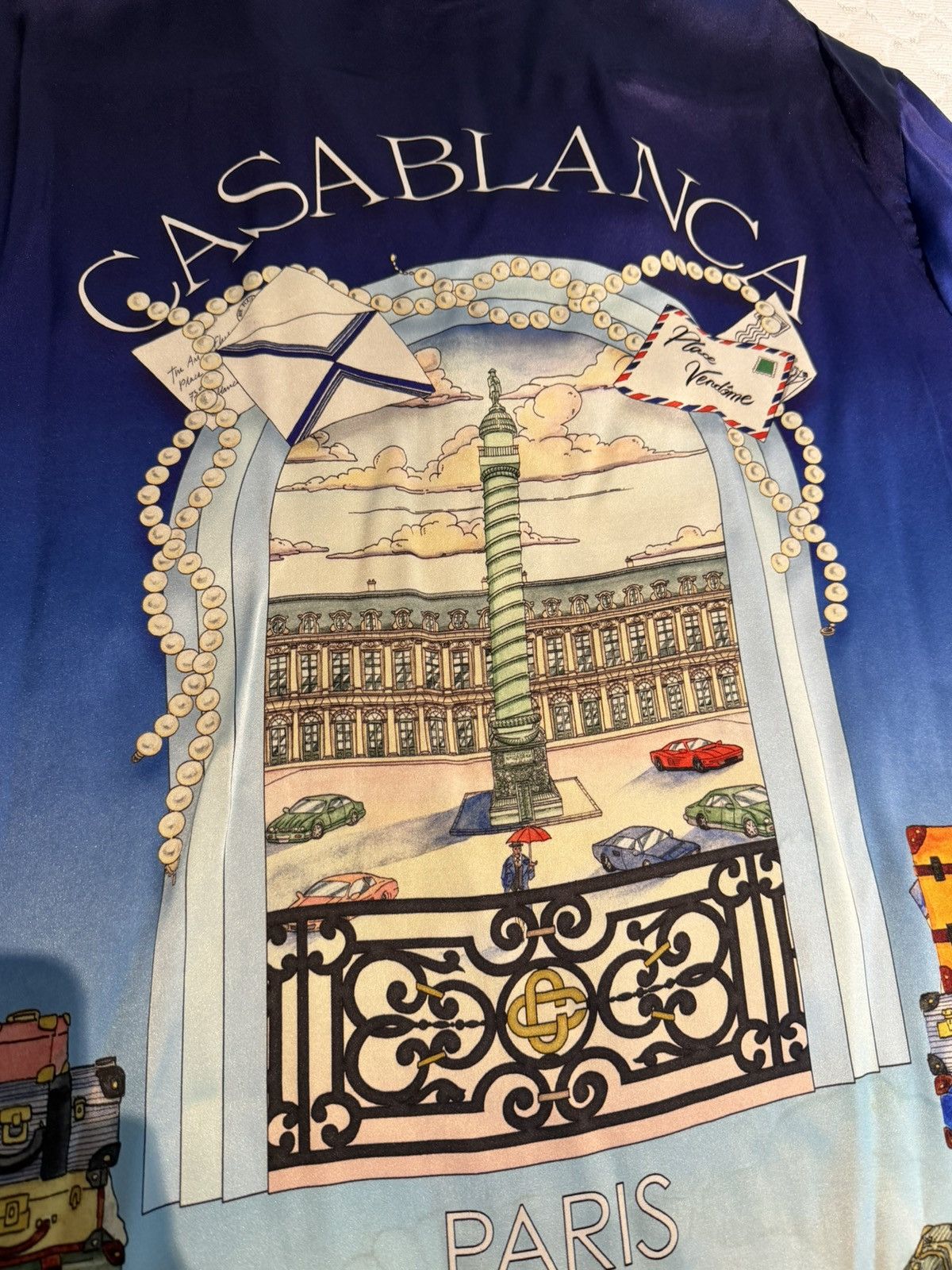 Casablanca Casablanca Archway Place Vendome Shirt in Silk Size US XXL / EU 58 / 5 - 7 Thumbnail