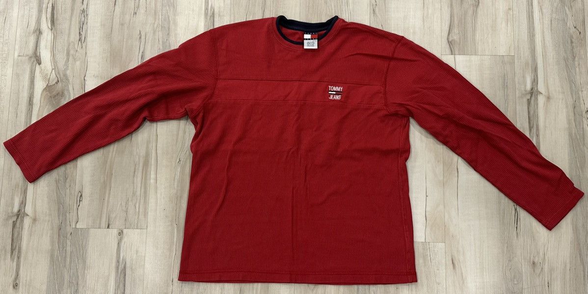 Tommy Jeans Vintage Tommy Jeans Longsleeve Size Medium Size US M / EU 48-50 / 2 - 2 Thumbnail